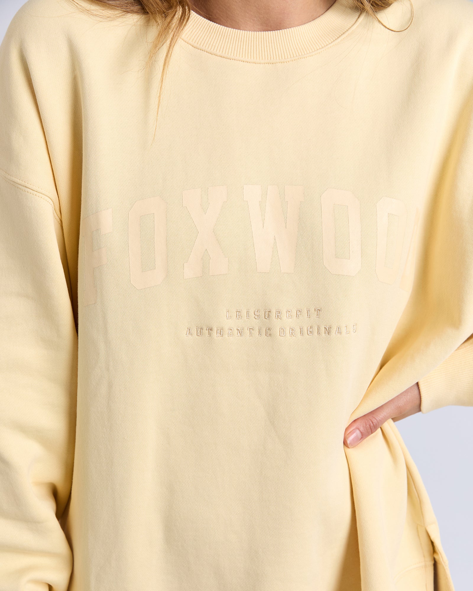 Foxwood Interval Crew - Lemon - Image 2