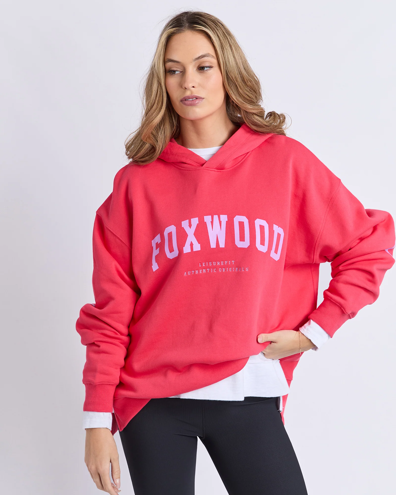 Foxwood Interval Hoodie - Raspberry - Image 3
