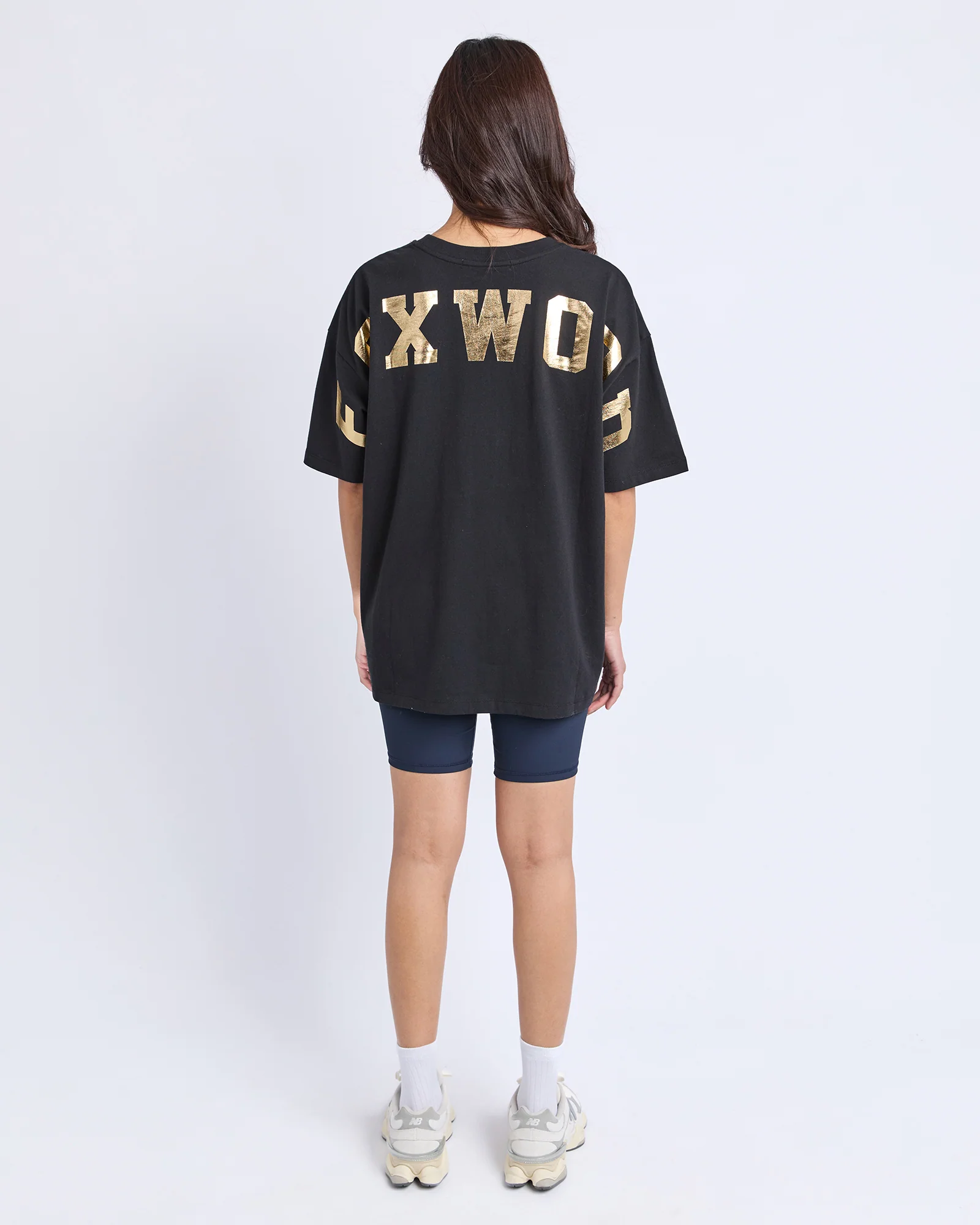 Foxwood Interval Tee Black-Gold Foil - Image 5