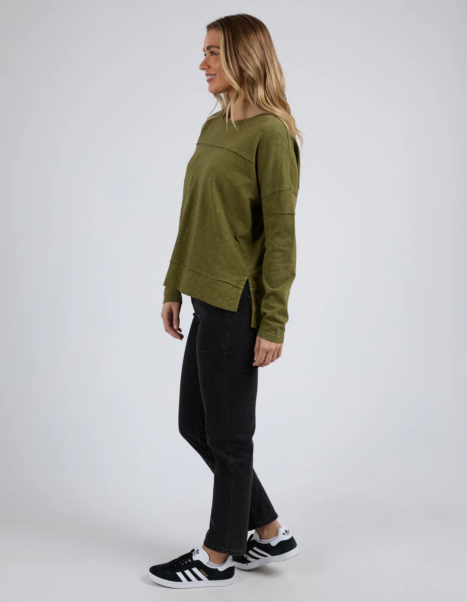Foxwood Jayne Throw On Top - Olive - Image 6