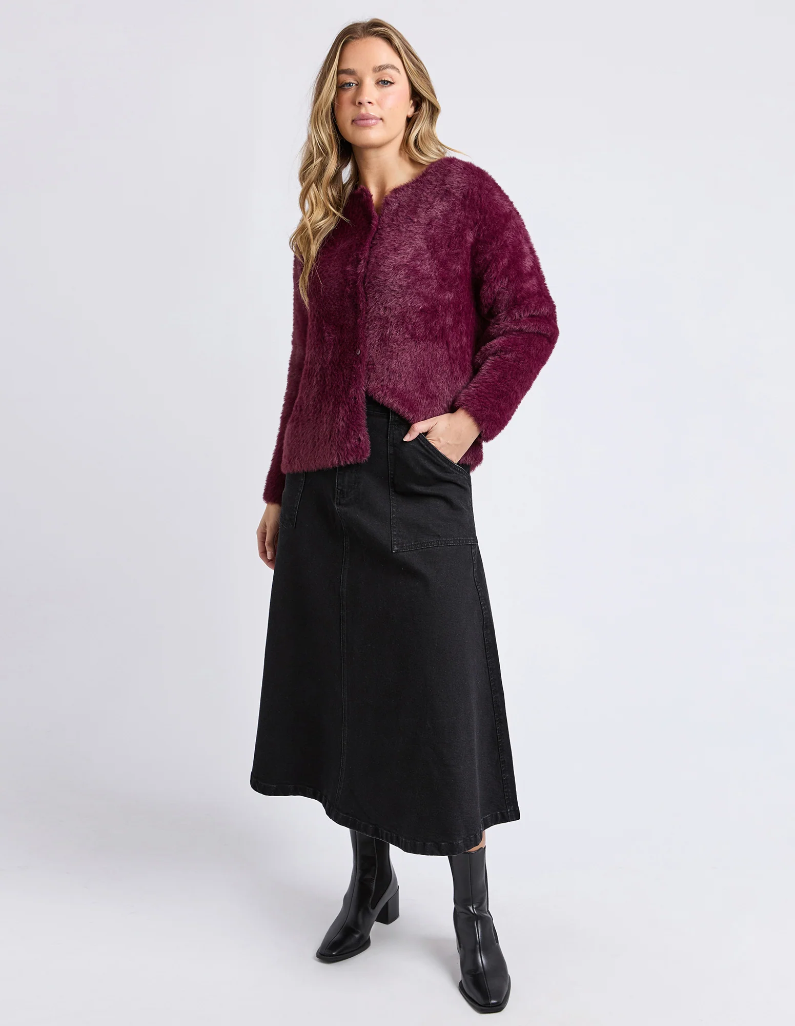Foxwood Kenny Button Cardi - Image 4