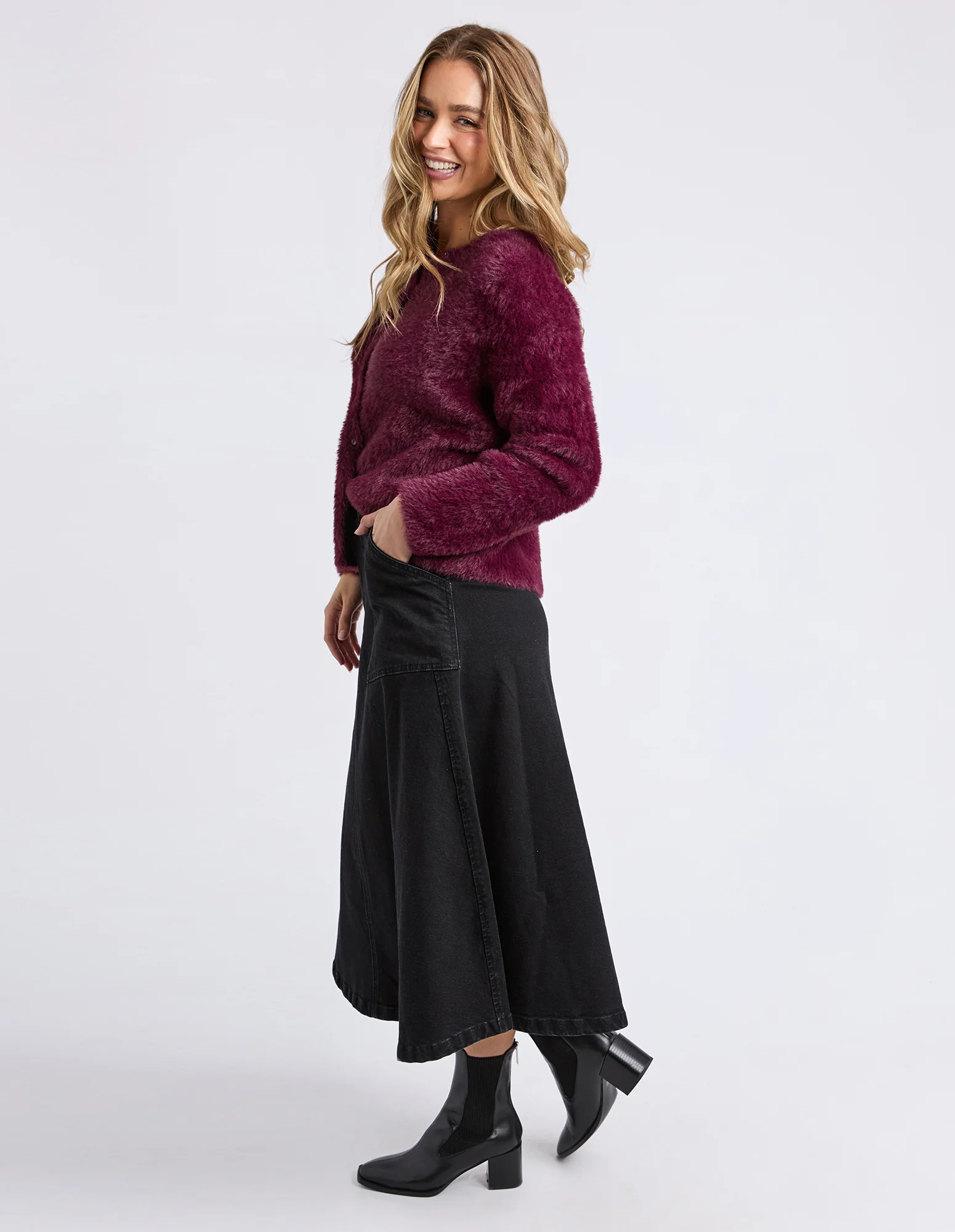 Foxwood Kenny Button Cardi - Image 6