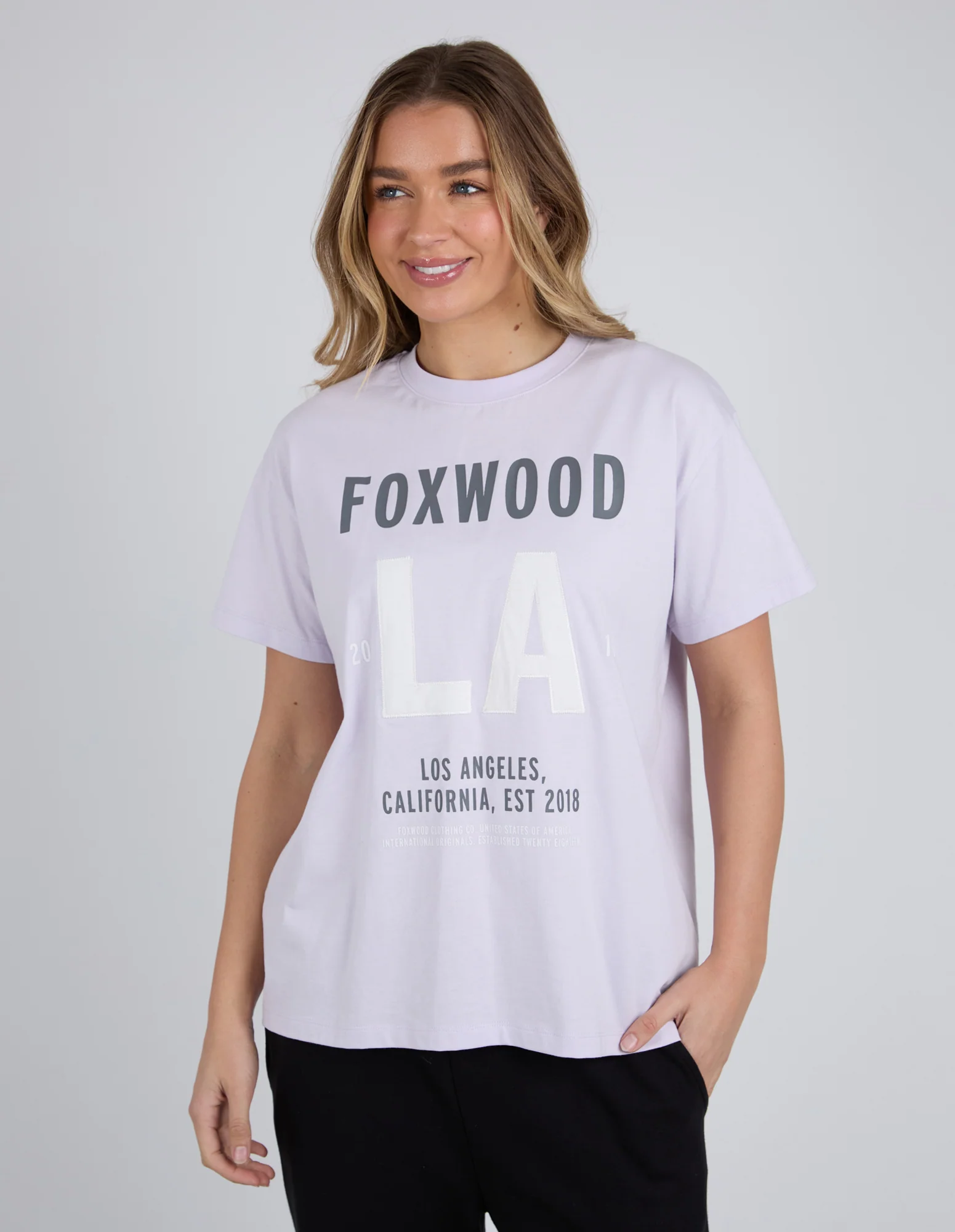 Foxwood Los Angeles Tee - Lavender - Image 4