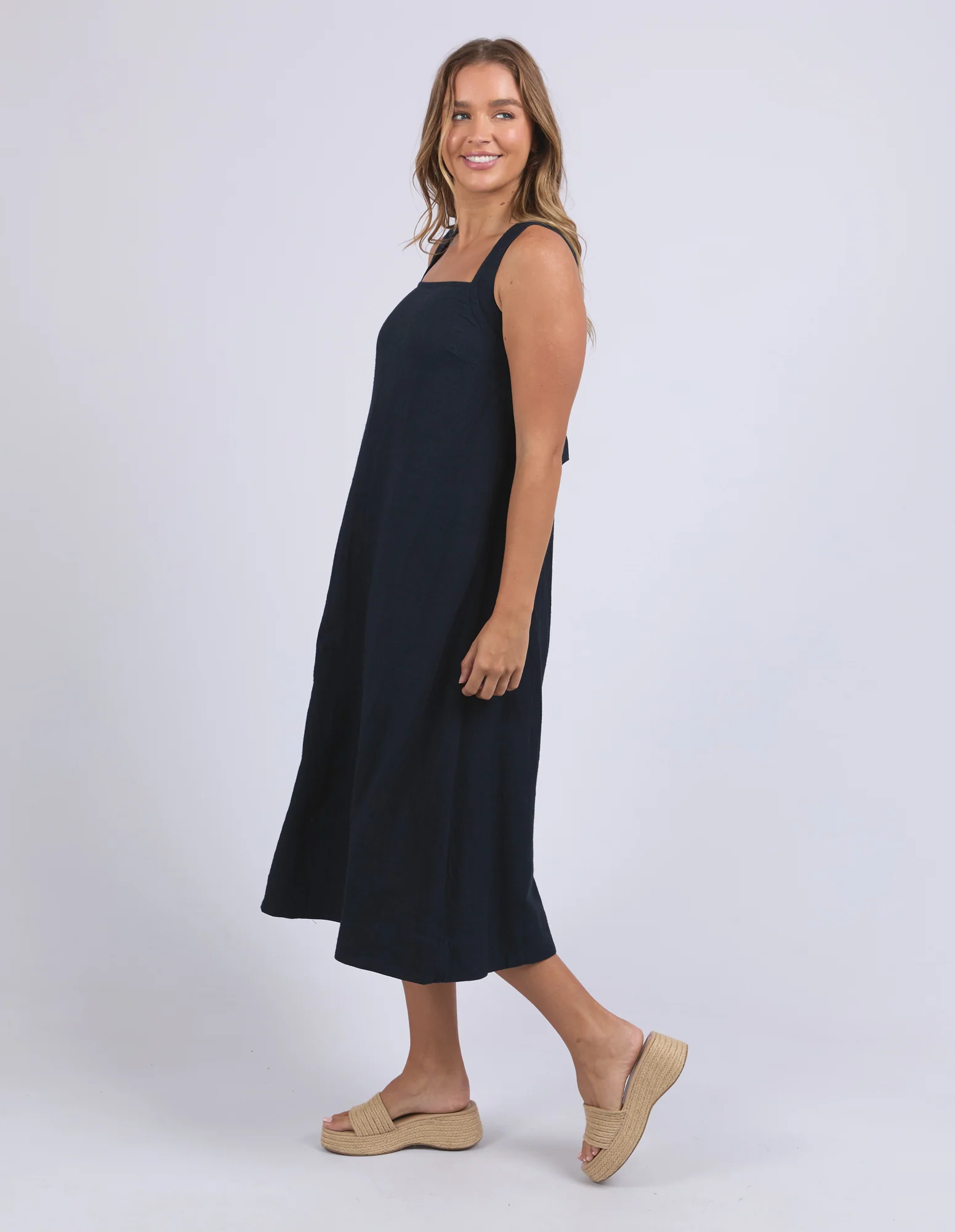 Foxwood Lourdes Dress- Navy - Image 2