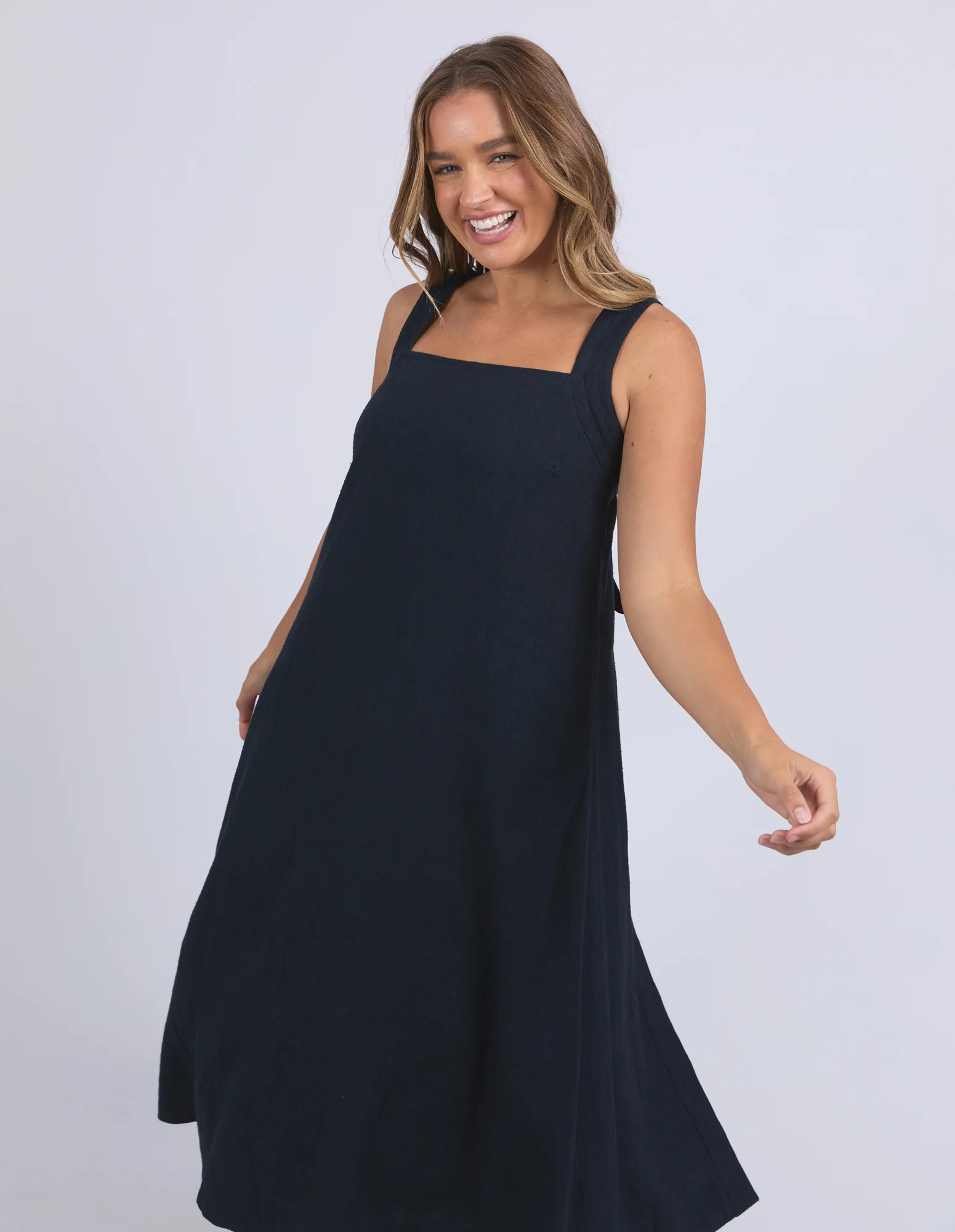 Foxwood Lourdes Dress- Navy - Image 5