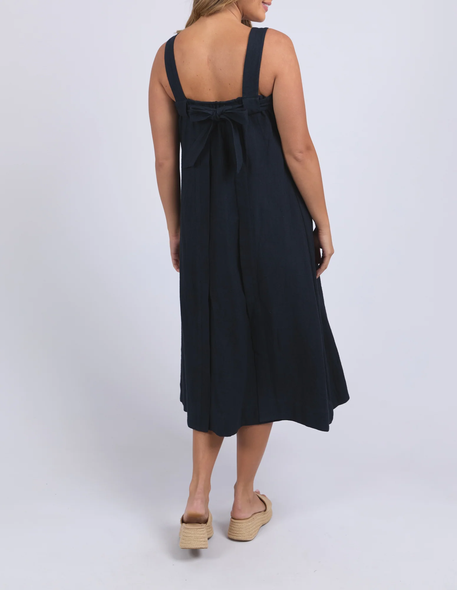 Foxwood Lourdes Dress- Navy - Image 6