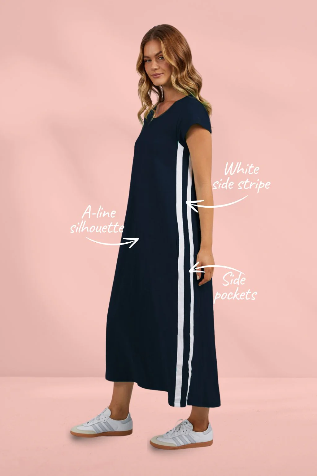 Foxwood Recovery Dress Navy - Image 5