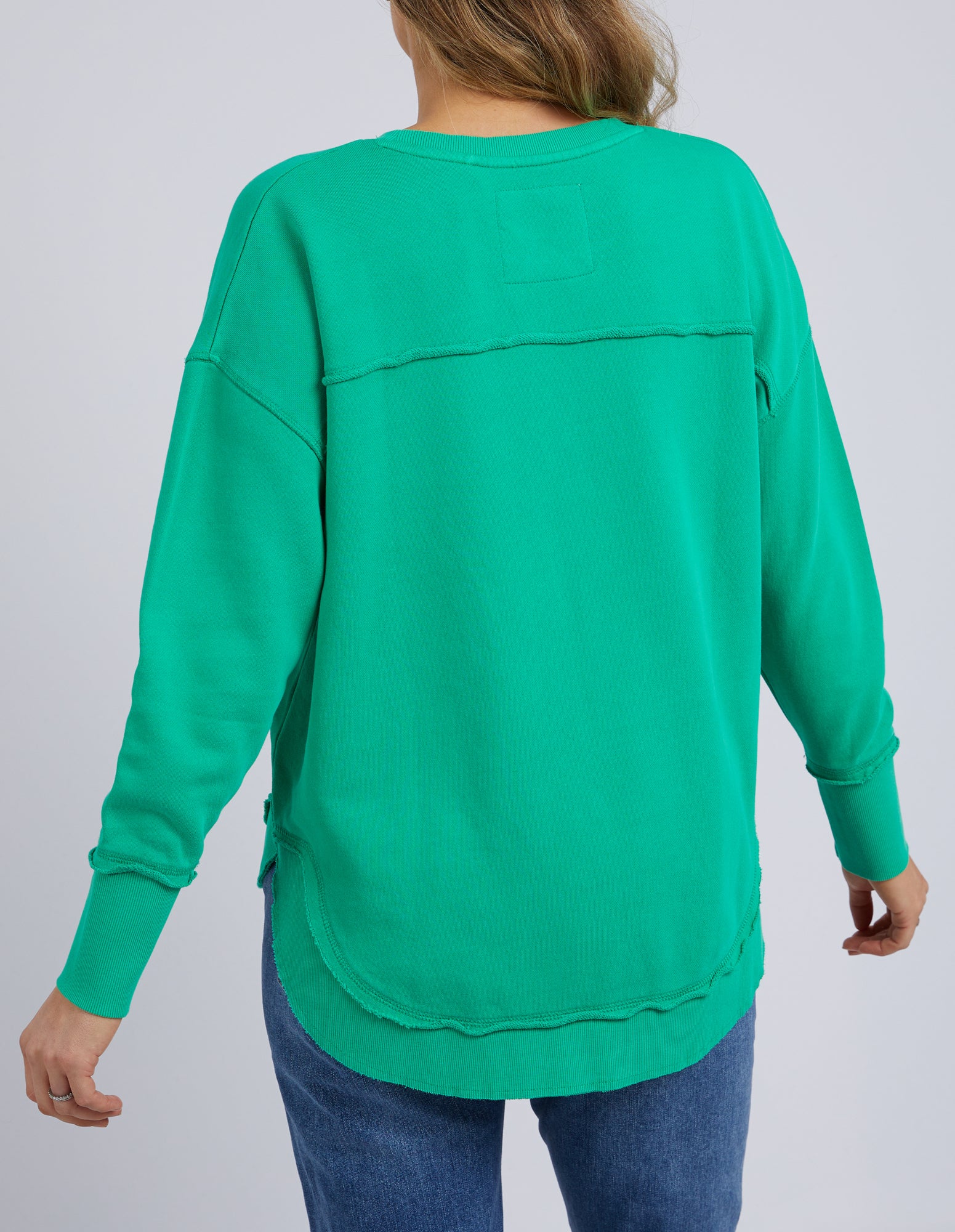 Foxwood Simplified Crew Bright Green - Image 3