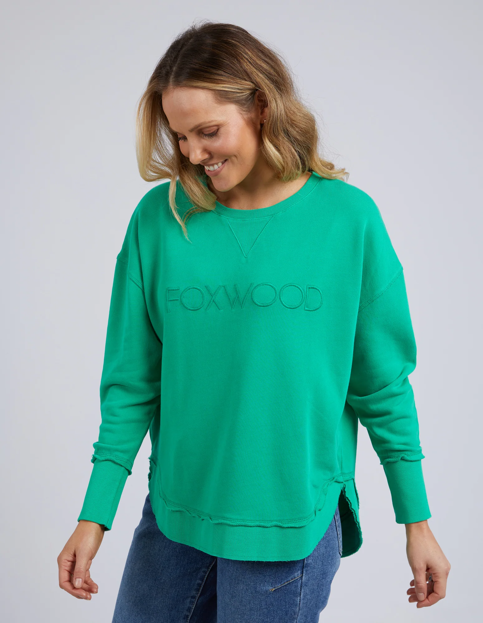 Foxwood Simplified Crew Bright Green - Image 4
