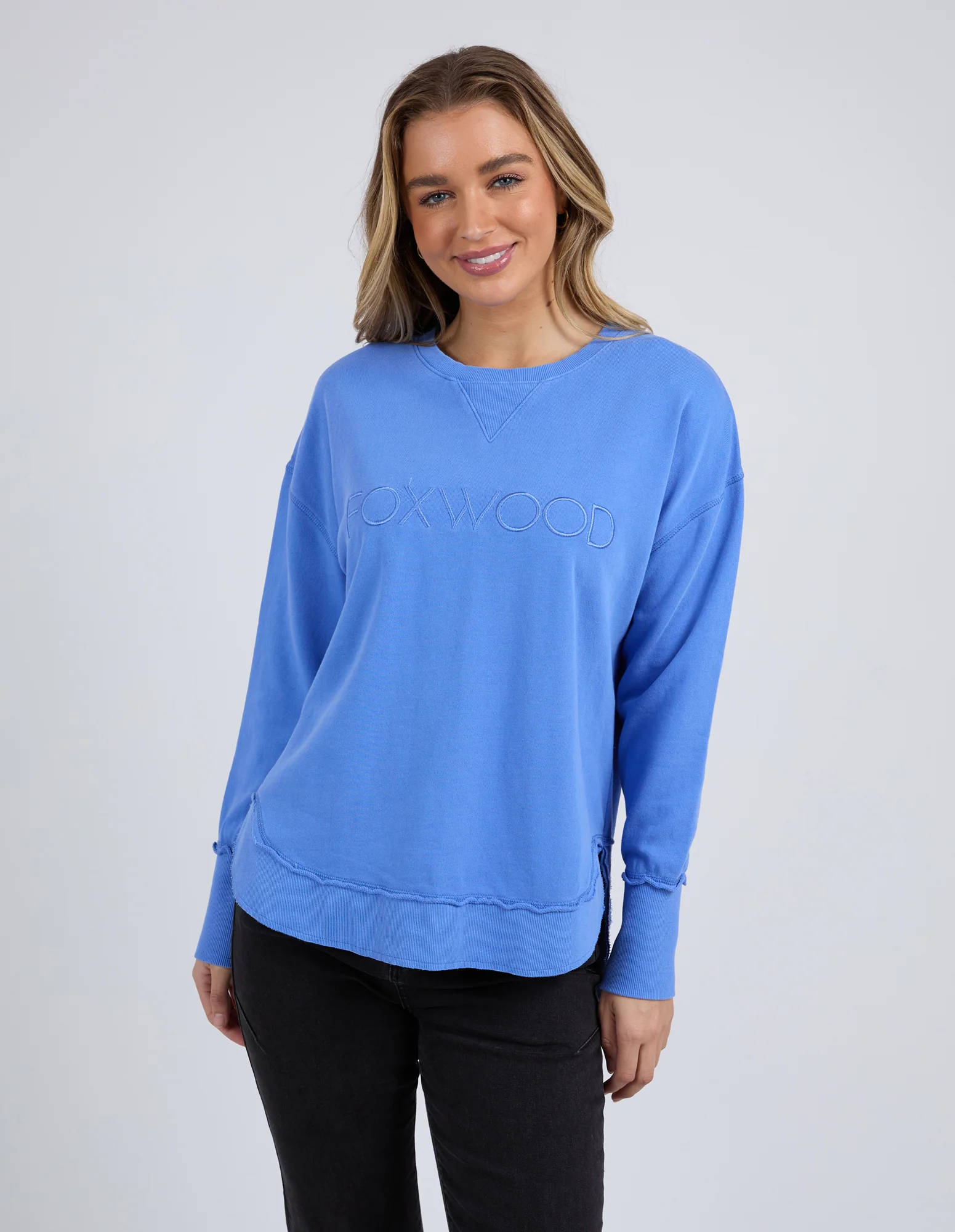 Foxwood Simplified Crew - Cobalt - Image 2