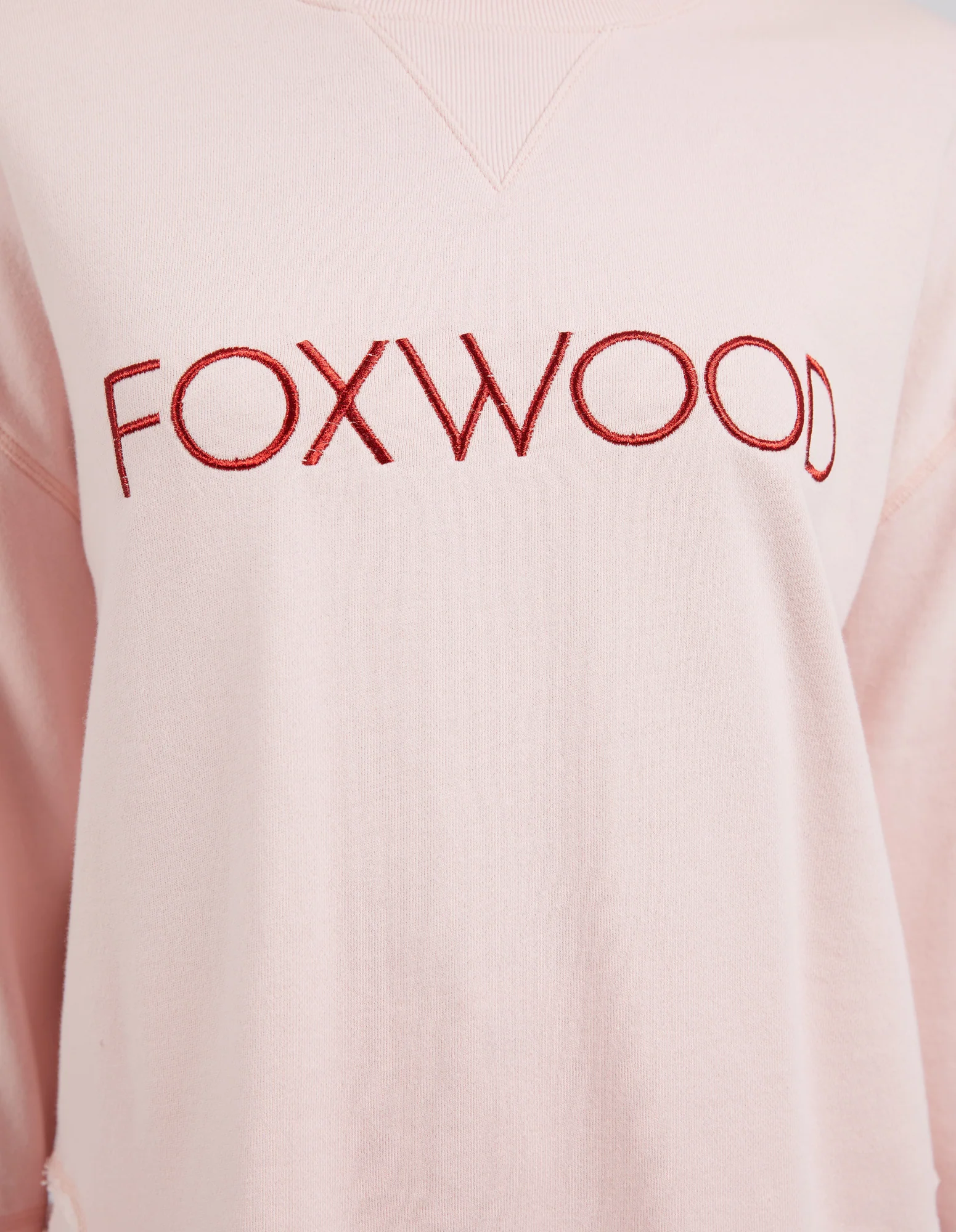 Foxwood Simplified Metallic Crew Pale Pink - Image 2