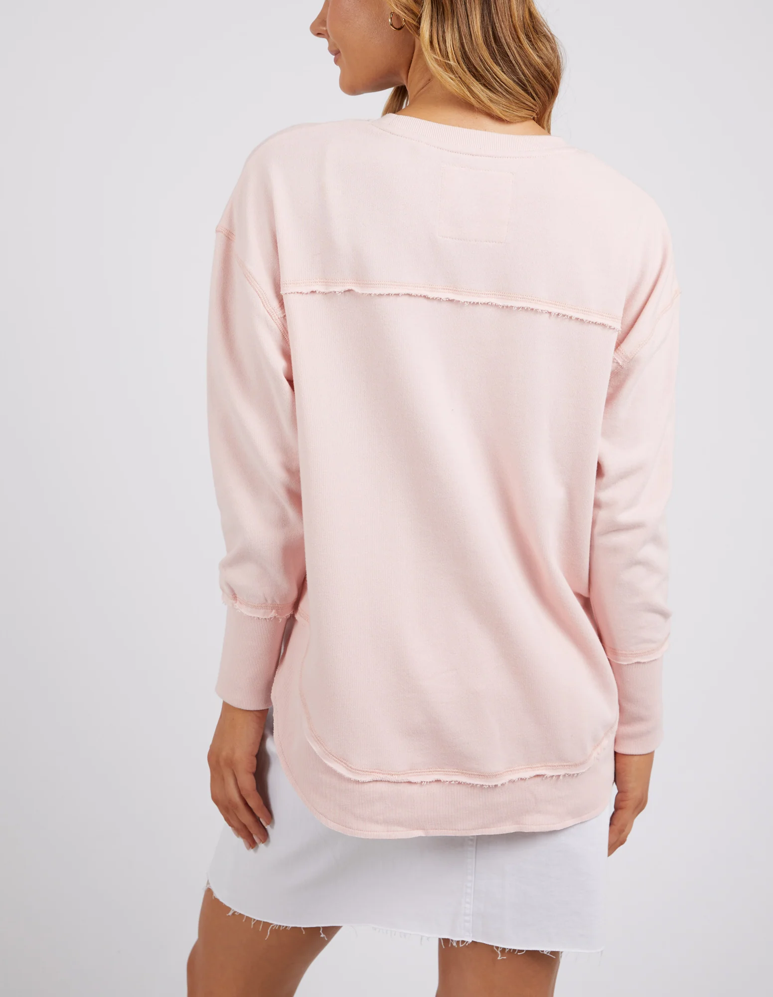 Foxwood Simplified Metallic Crew Pale Pink - Image 4