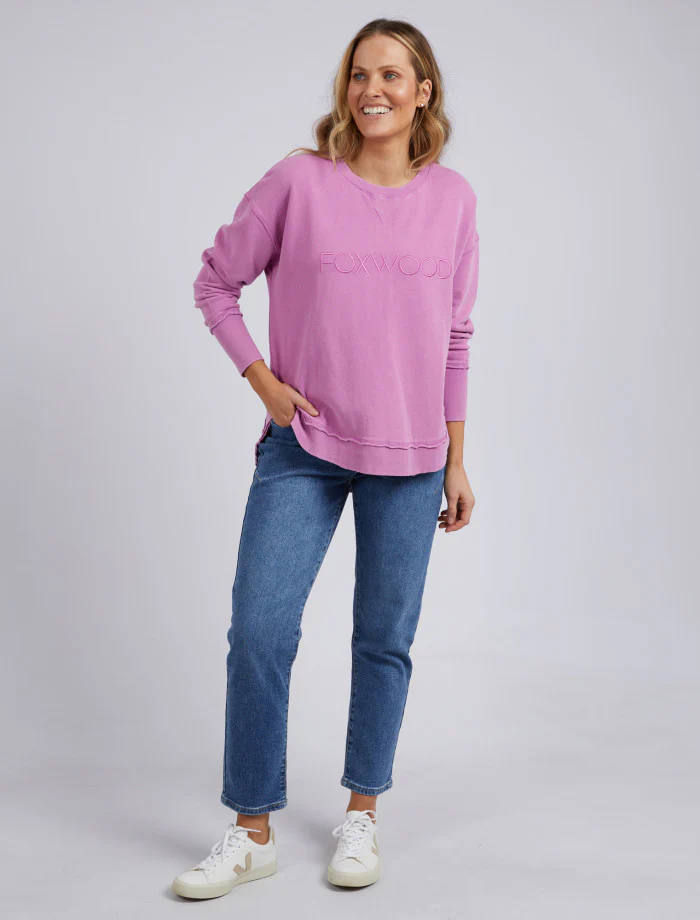 Foxwood Simplified Crew - Fuschia - Image 5