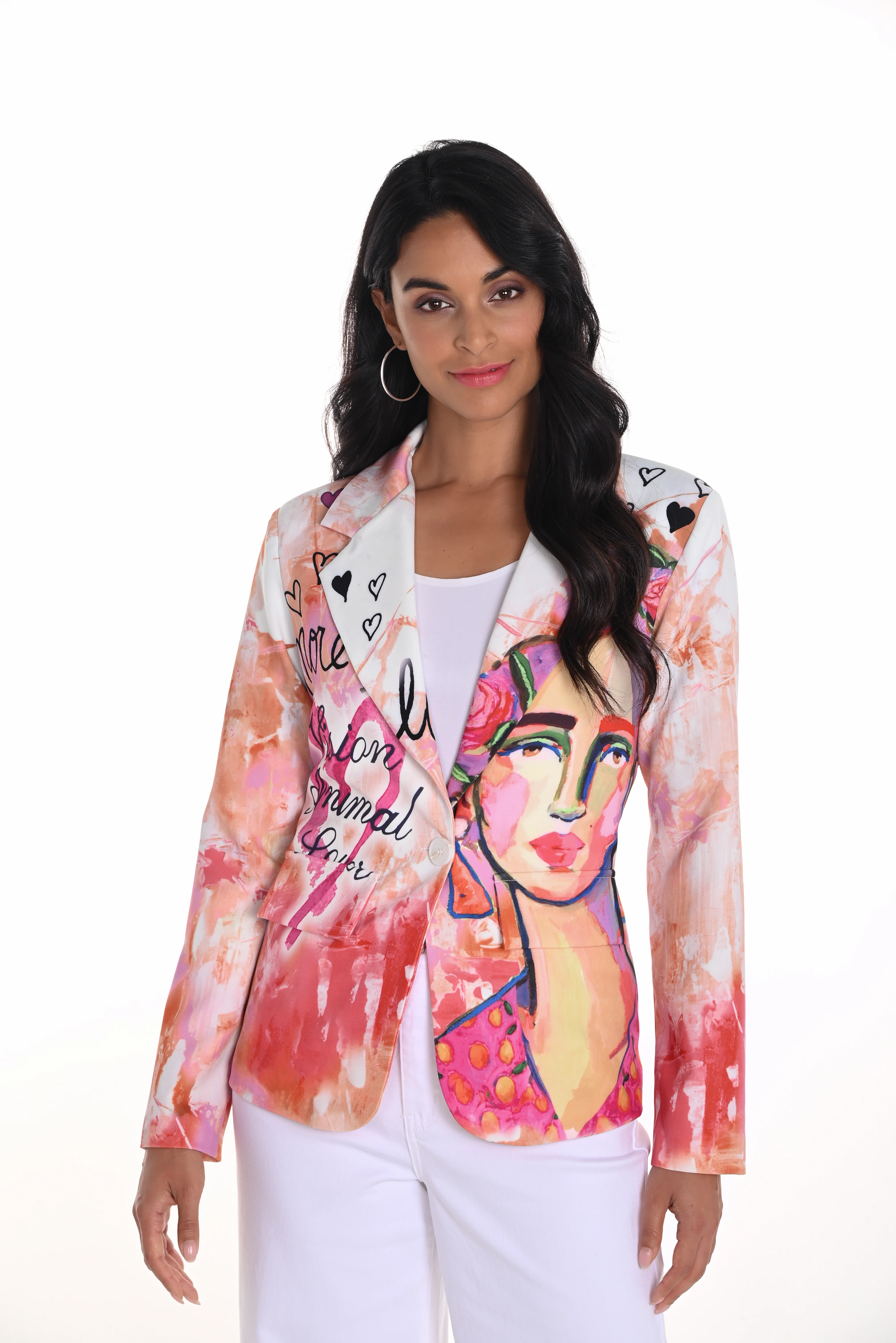 Frank Lyman Abstract Blazer