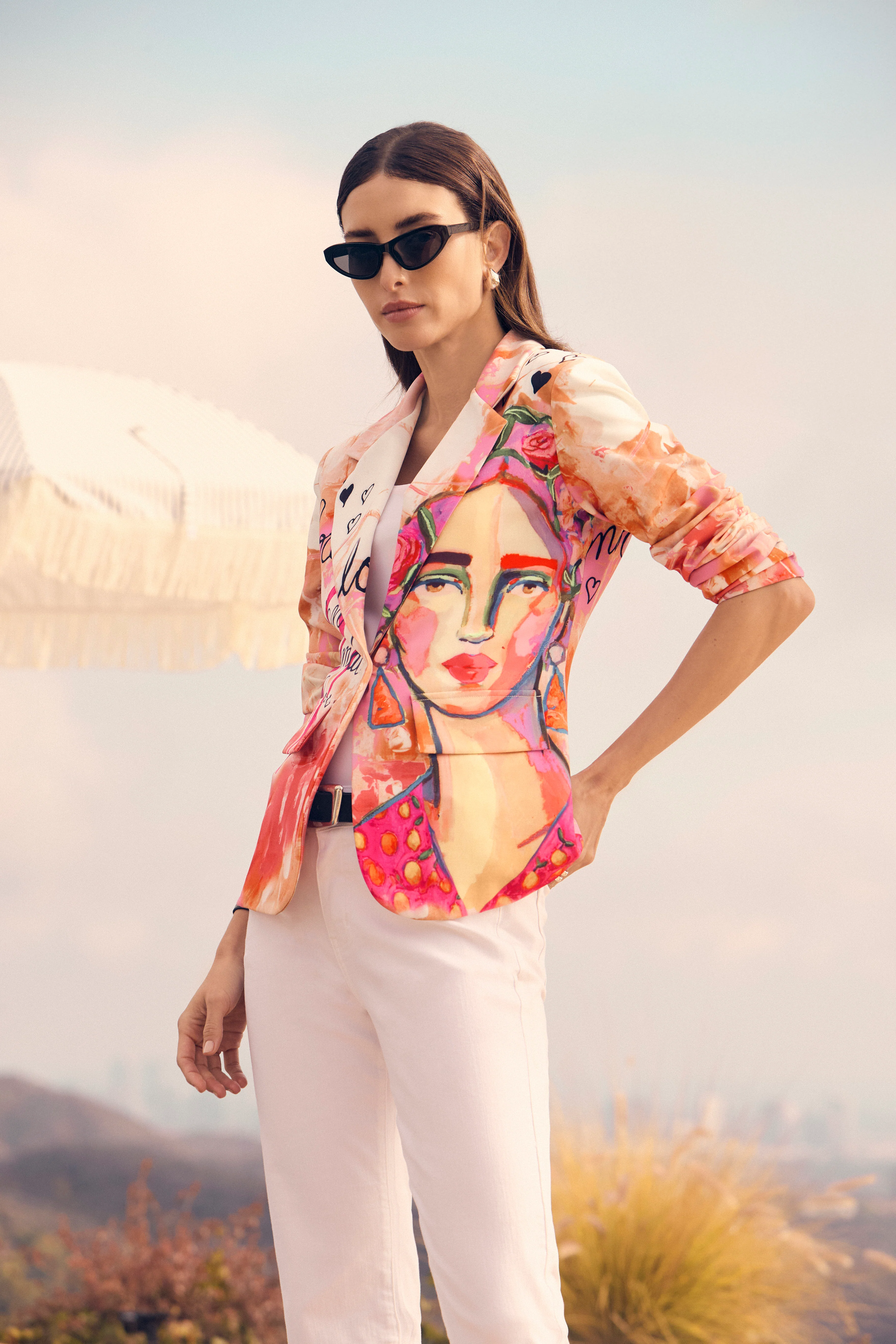 Frank Lyman Abstract Blazer - Image 3