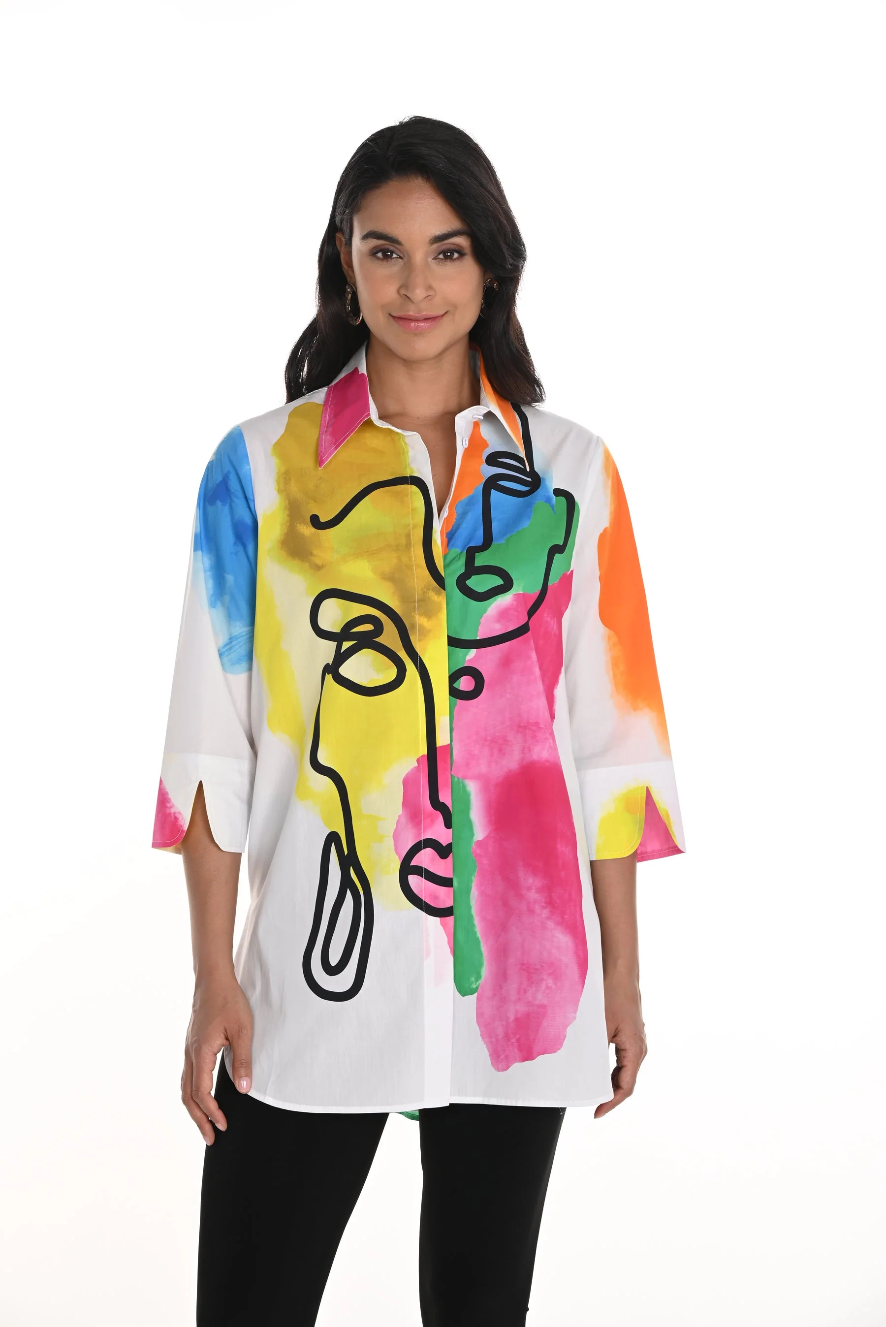 Frank Lyman Abstract Blouse - Image 3
