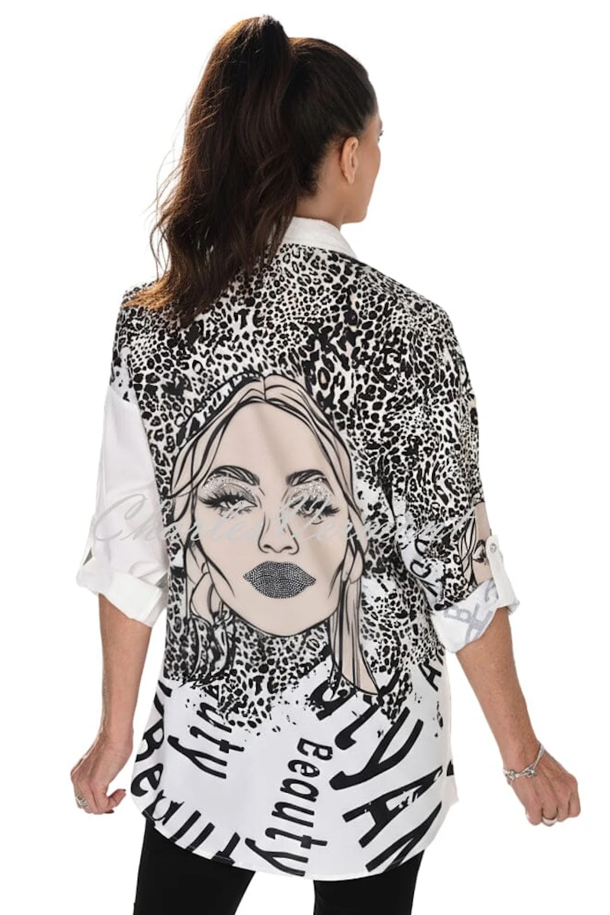 Frank Lyman Aluna Cheetah Blouse - Image 2