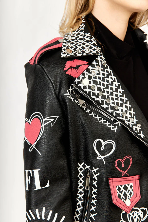 Frank Lyman Biker Jacket - Image 4