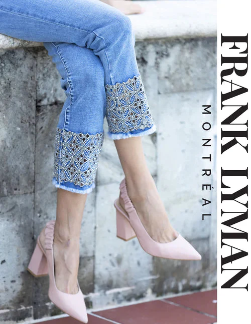 Frank Lyman Blue Denim Jean Pant