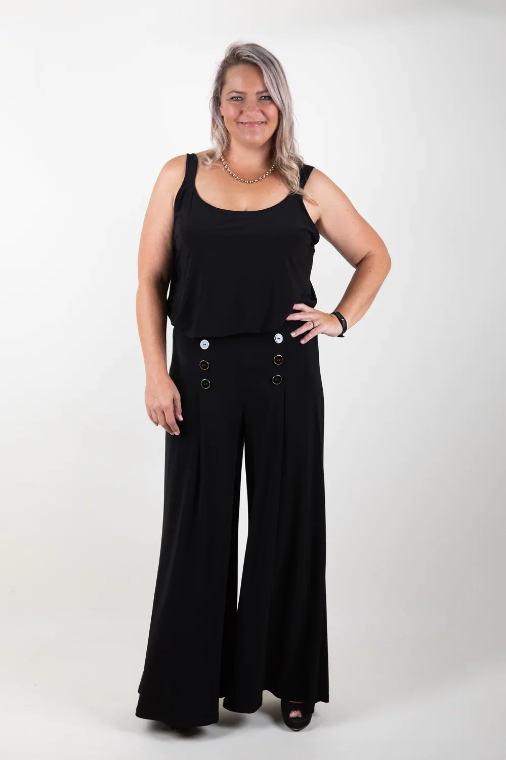 Frank Lyman Button Pant - 224037 - Image 2