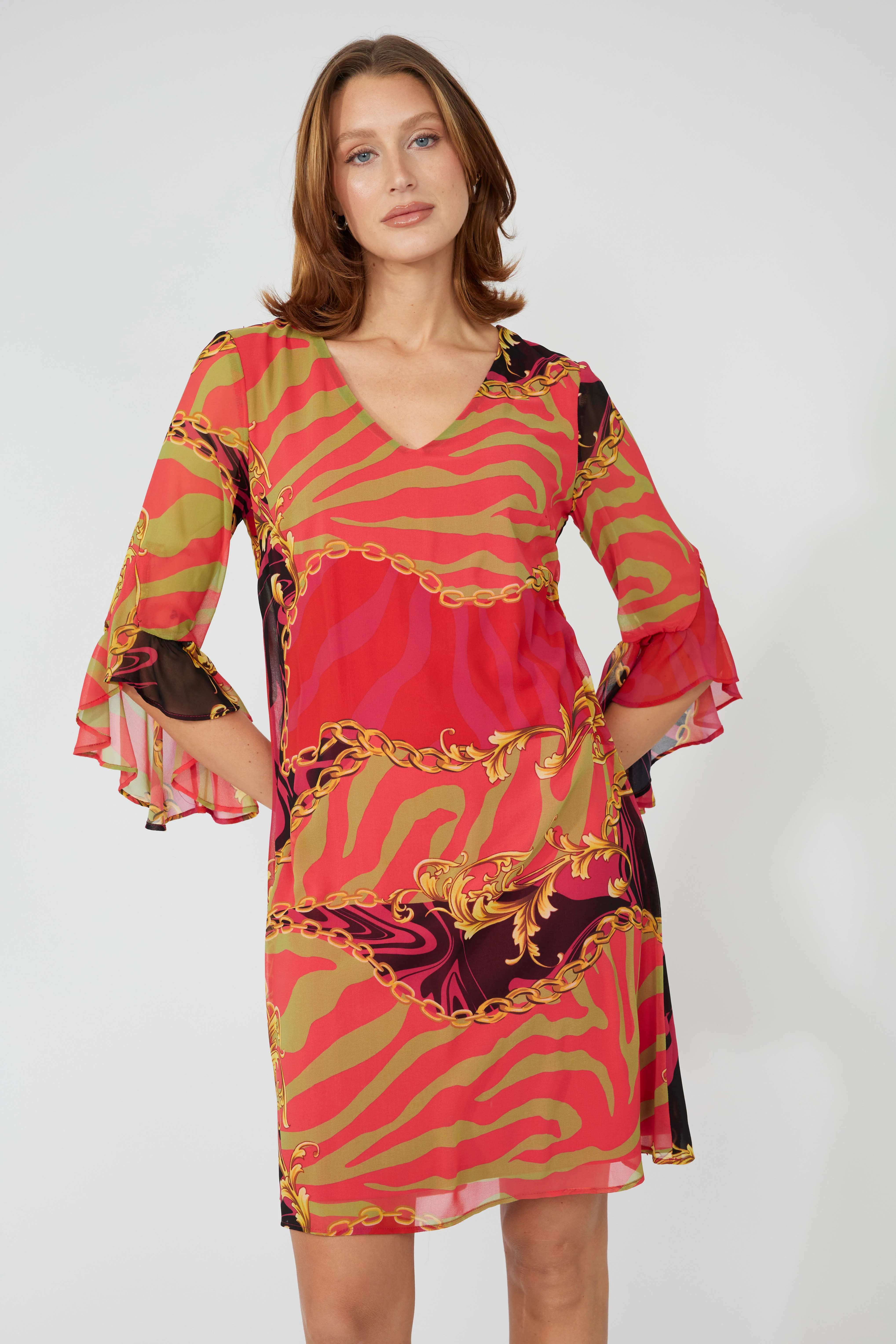 Frank Lyman Chain Print Dress