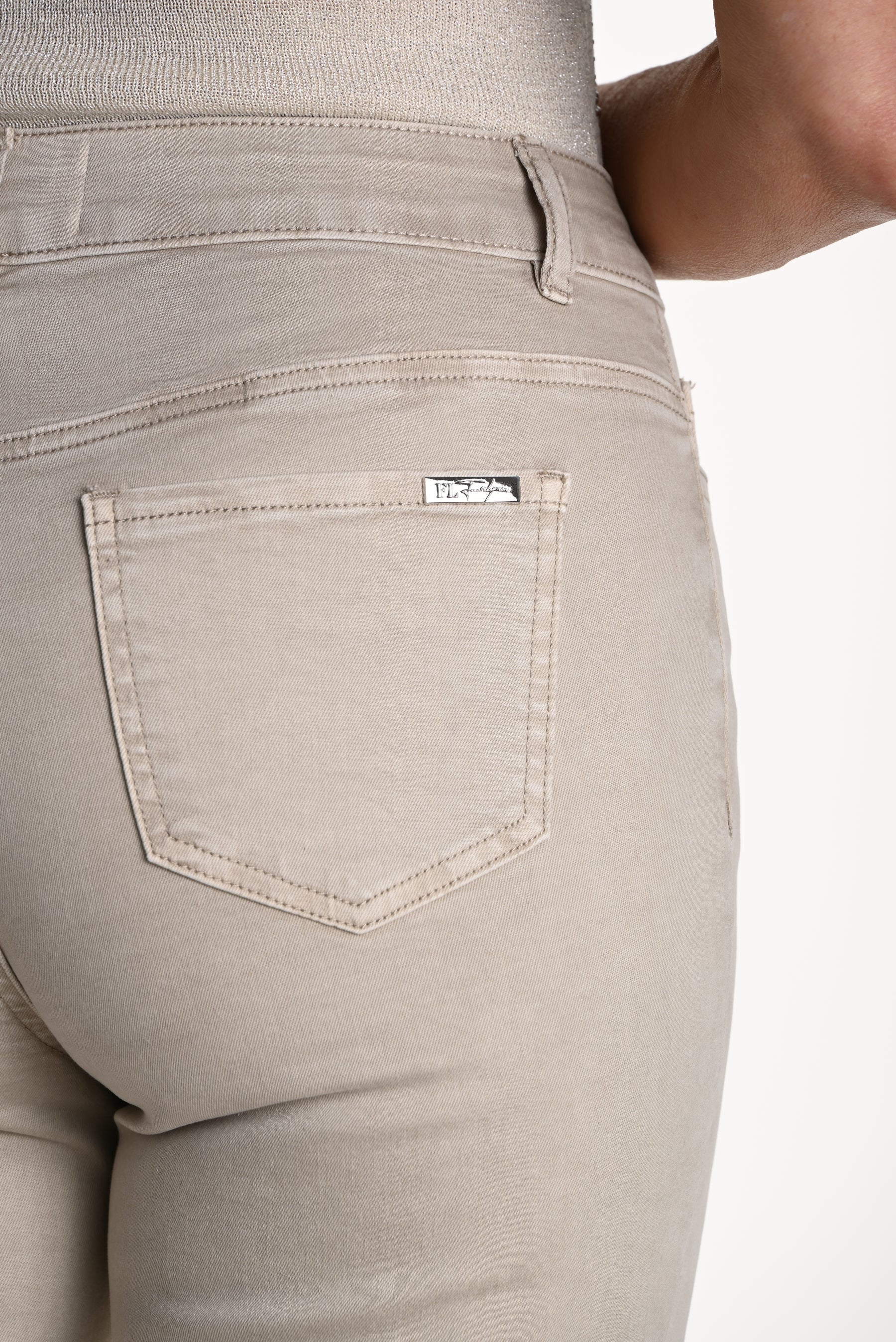 Frank Lyman Denim Jean Beige - Image 6