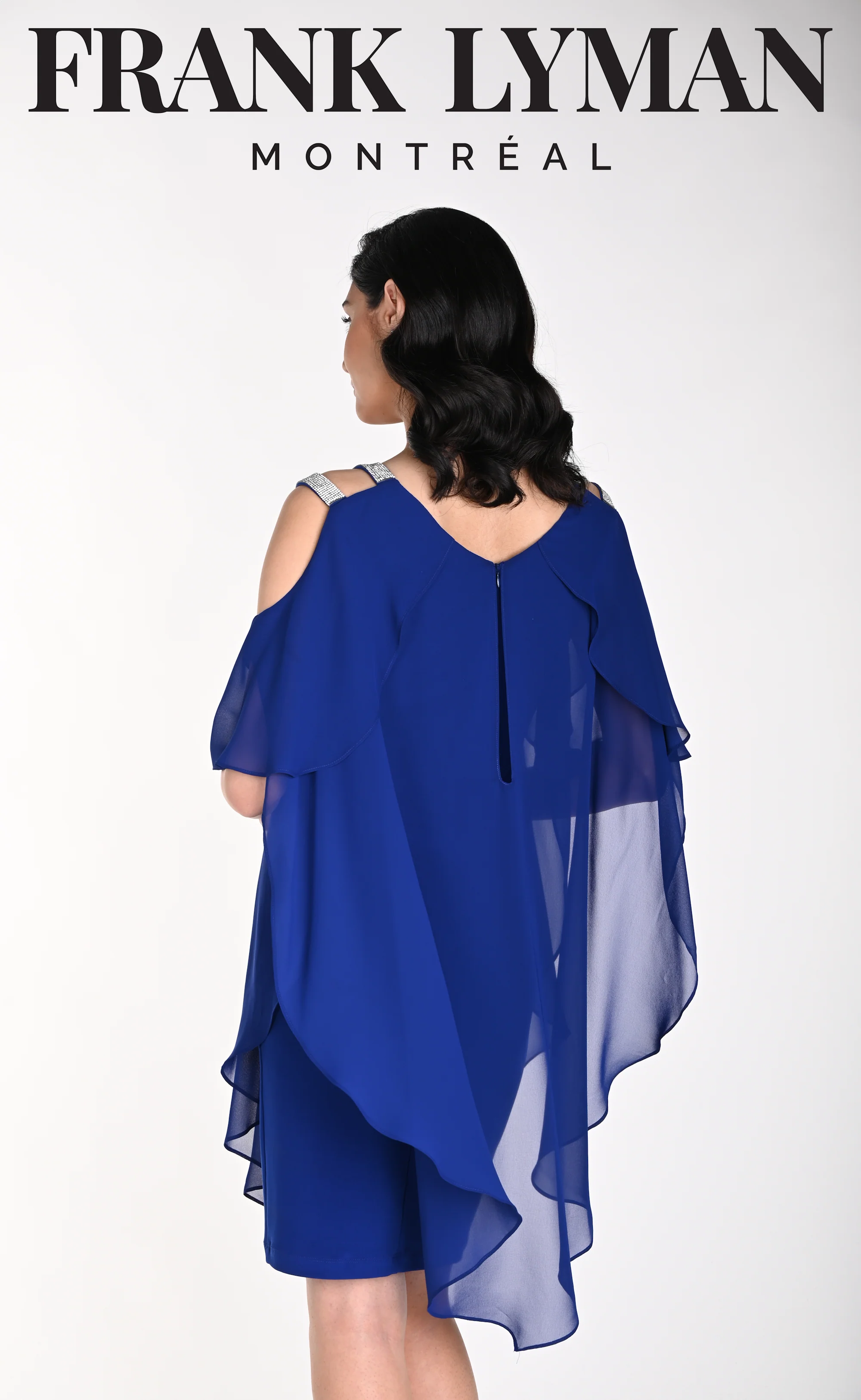 Frank Lyman Diamante Shoulder Dress - Image 4