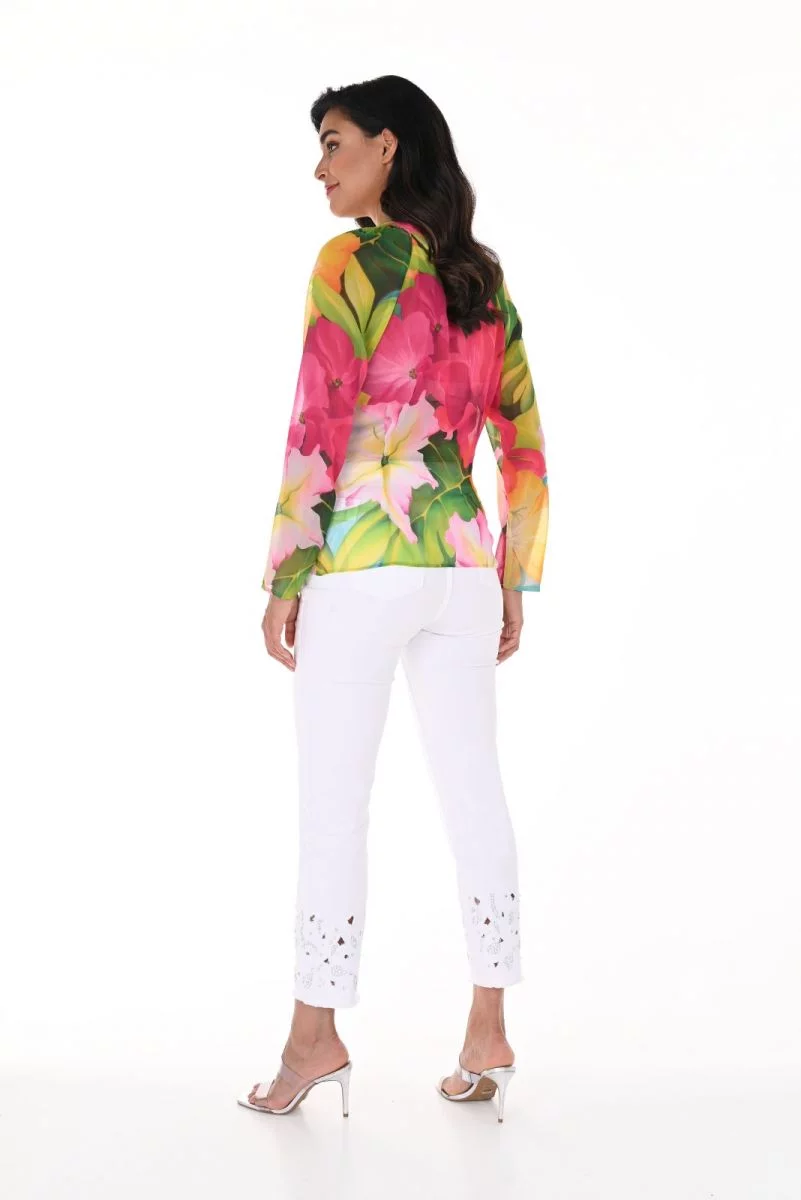Frank Lyman Embellished Jeans White - Image 5