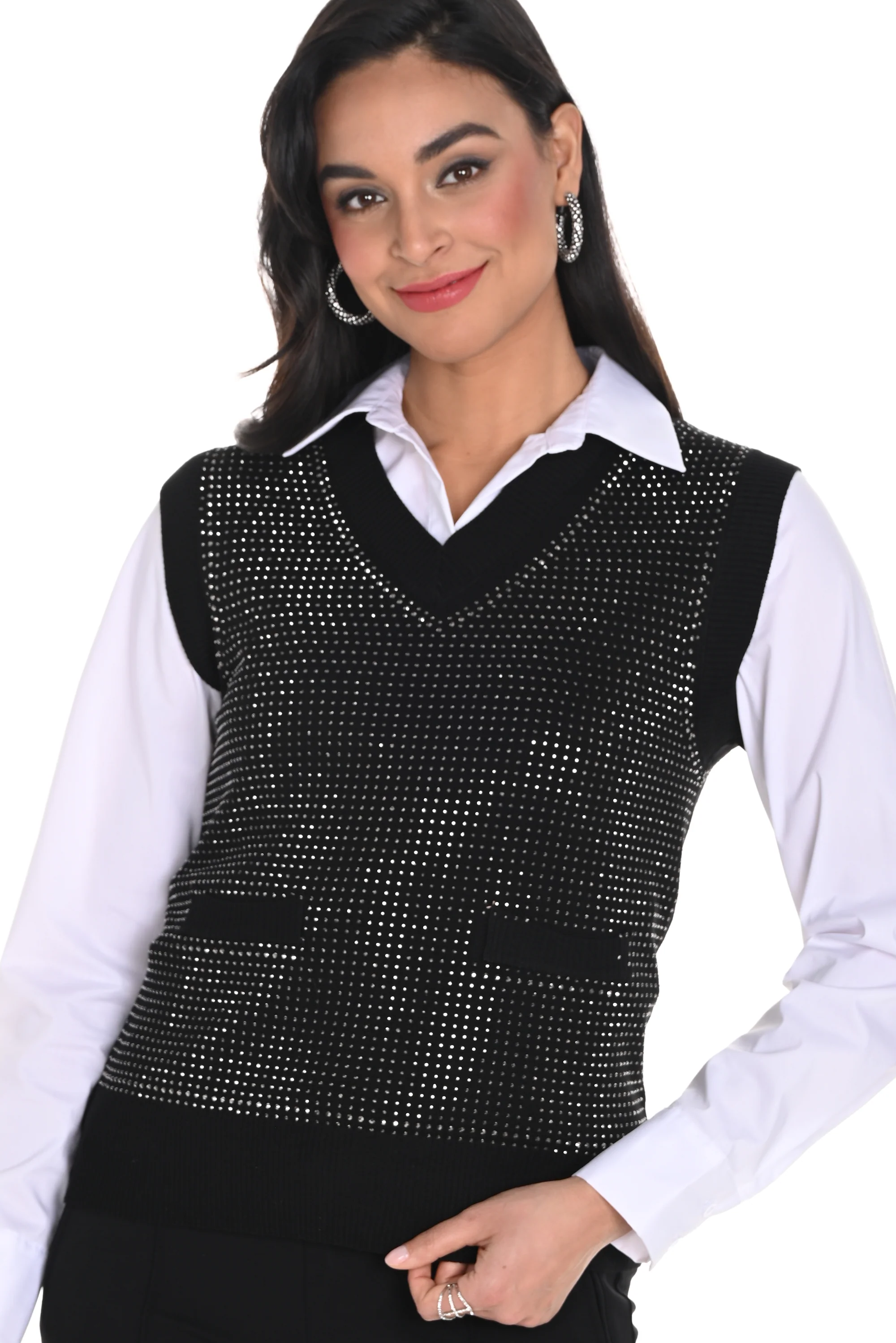 Frank Lyman Eme Sparkle Vest - Image 2
