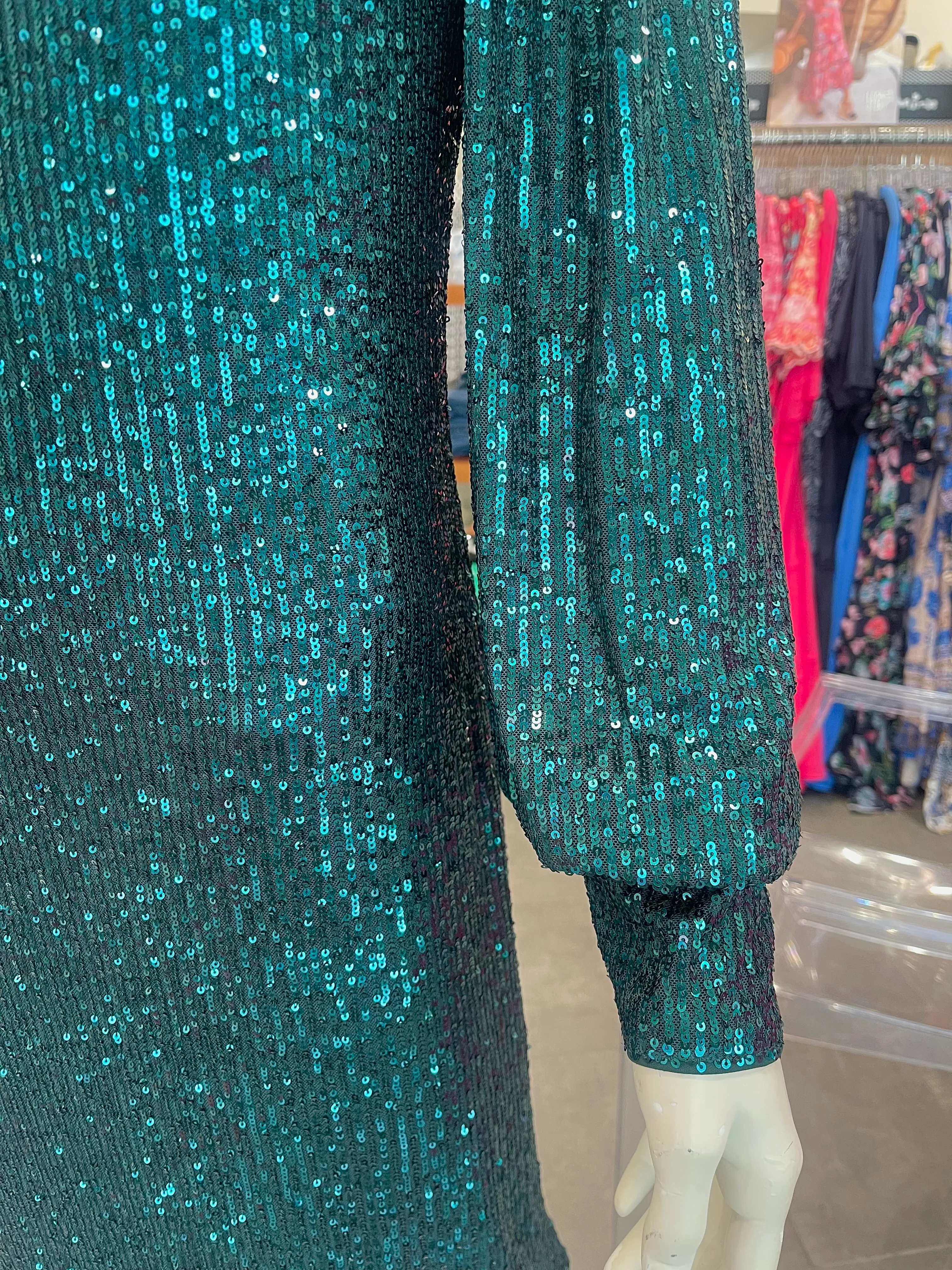 Frank Lyman Emerald Knit Dress - Image 2