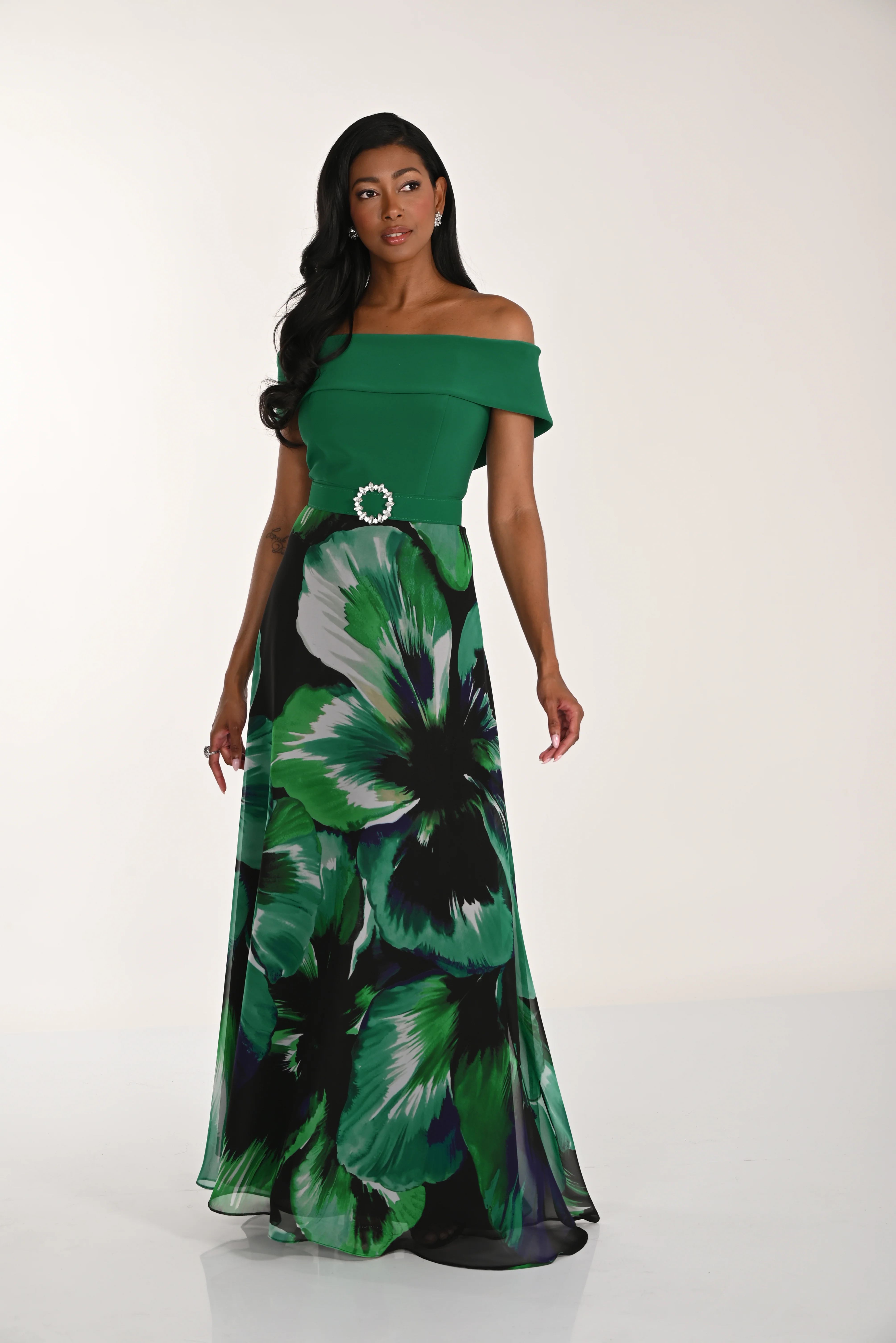 Frank Lyman Floral Maxi Dress