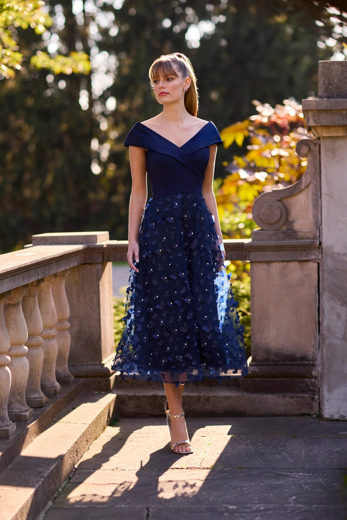 Frank Lyman Floral Midi Dress - Image 3
