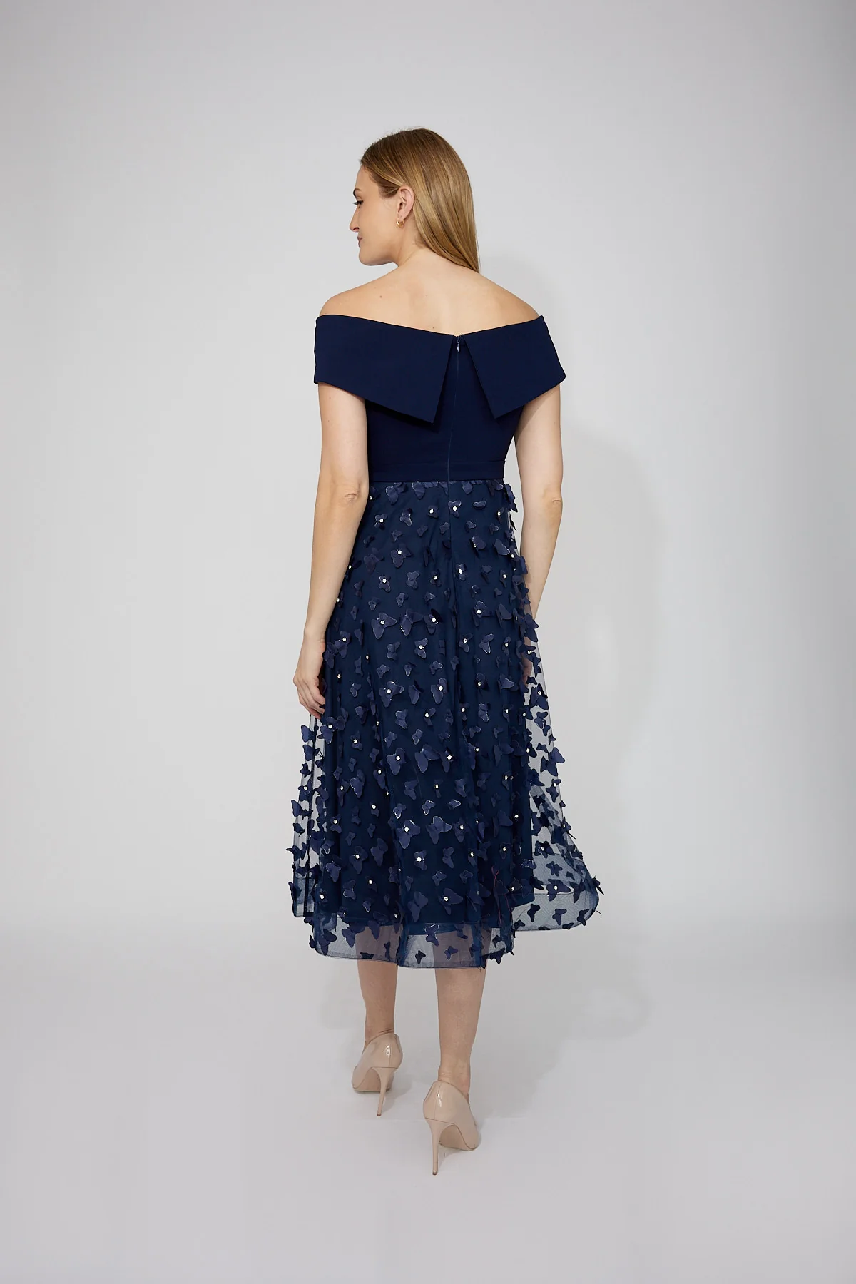 Frank Lyman Floral Midi Dress - Image 4