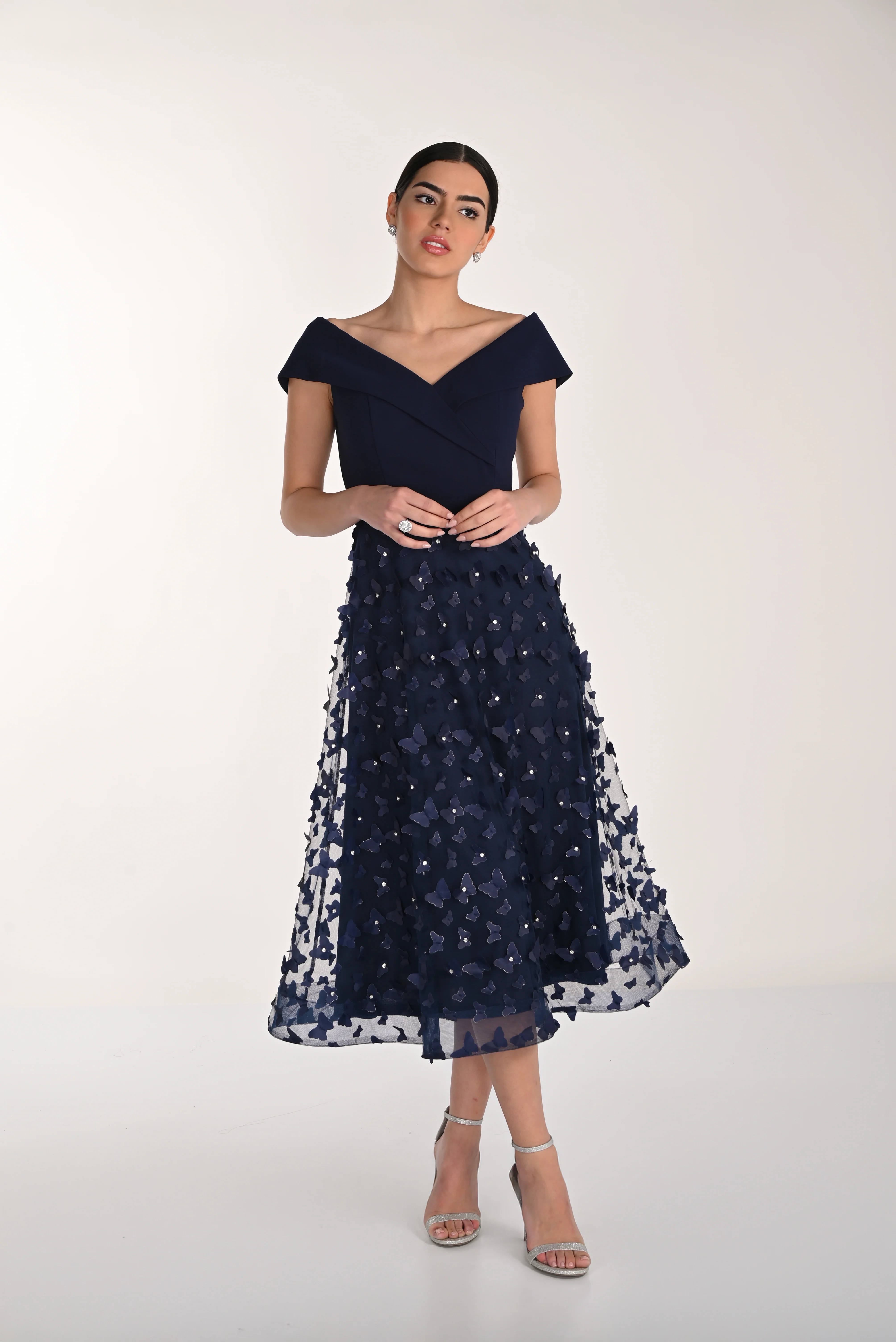 Frank Lyman Floral Midi Dress - Image 6