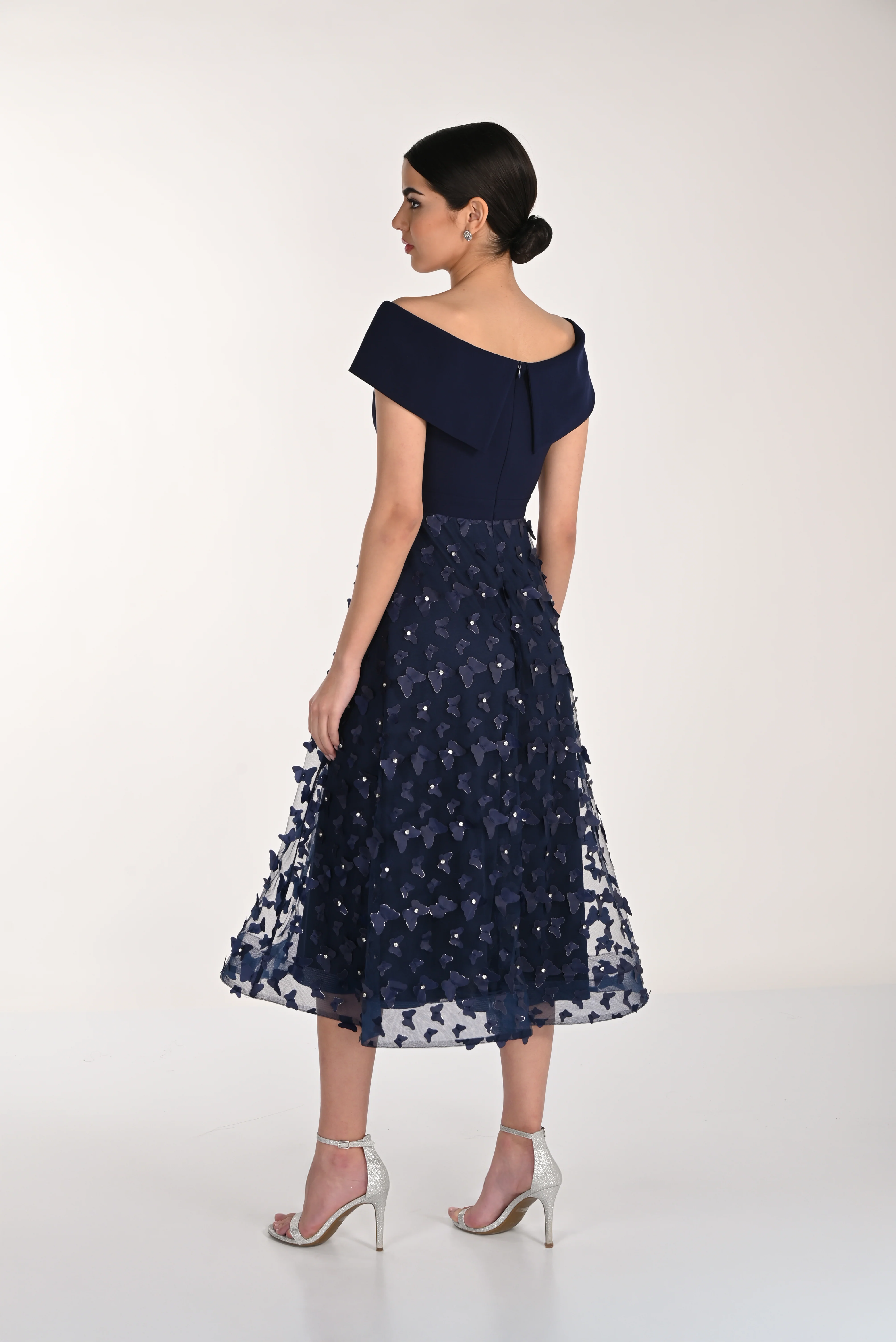 Frank Lyman Floral Midi Dress - Image 7