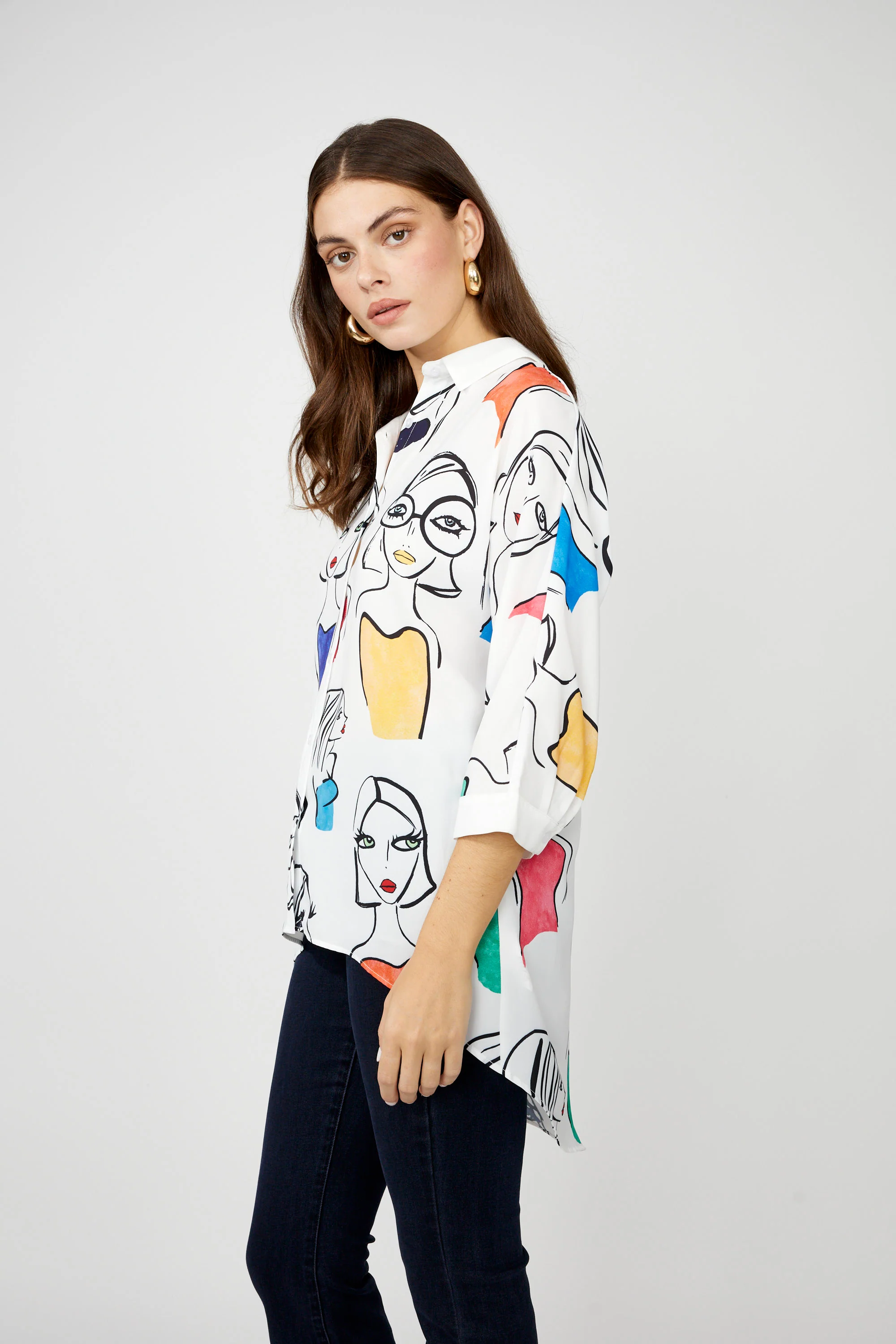 Frank Lyman Graphic Print Blouse - Image 3