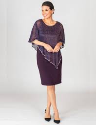 Frank Lyman Lurex Dress - Purple - Image 4