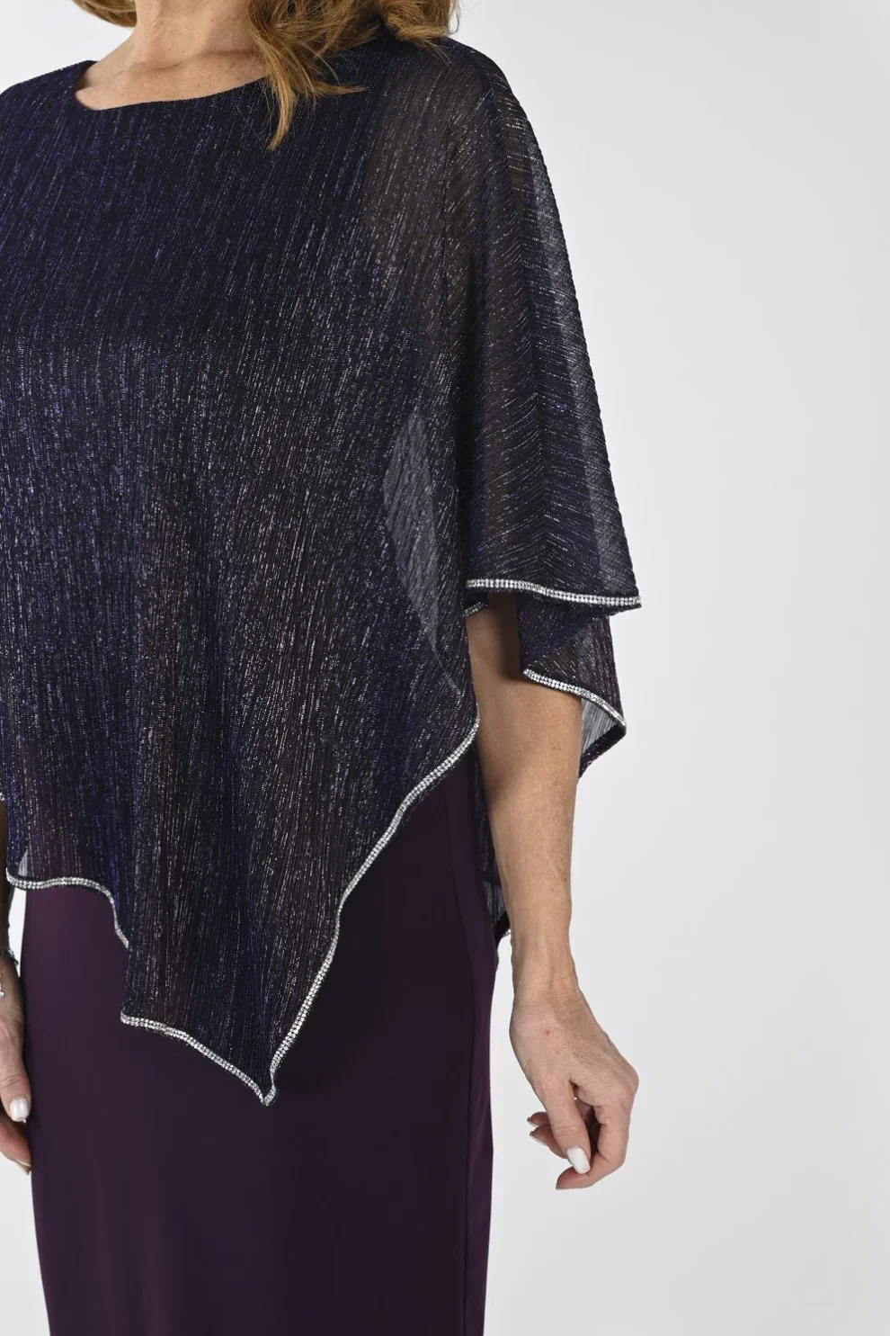 Frank Lyman Lurex Dress - Purple - Image 6