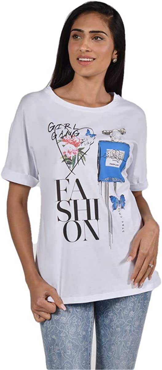 Frank Lyman Dimante Cotton Tee - Image 3