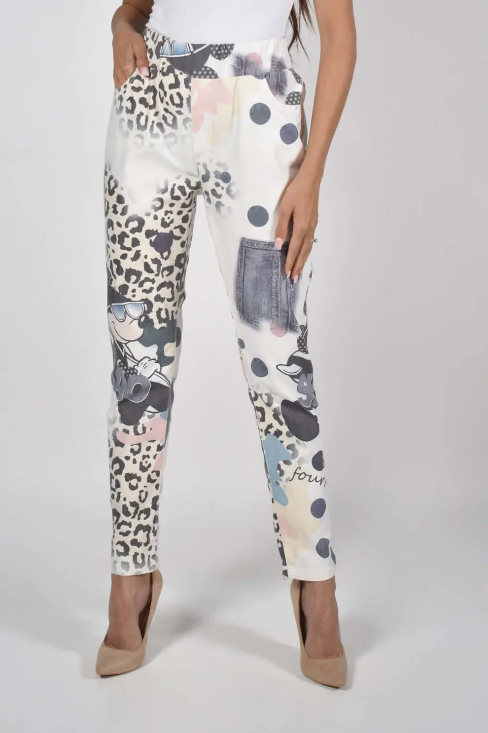 Frank Lyman Pant - Off White Denim