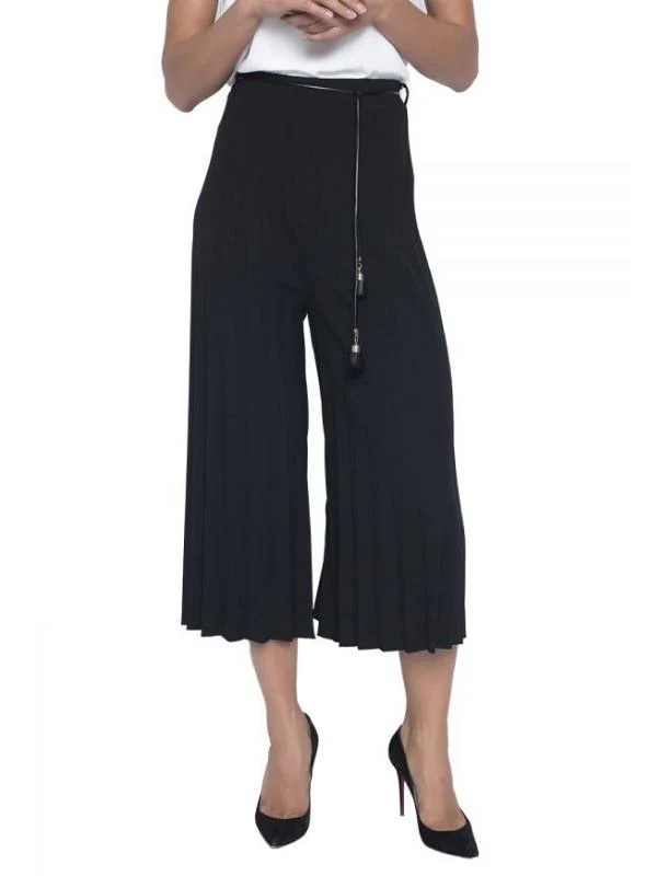 Frank Lyman Pleated Palazzo Culotte Pant - Image 2
