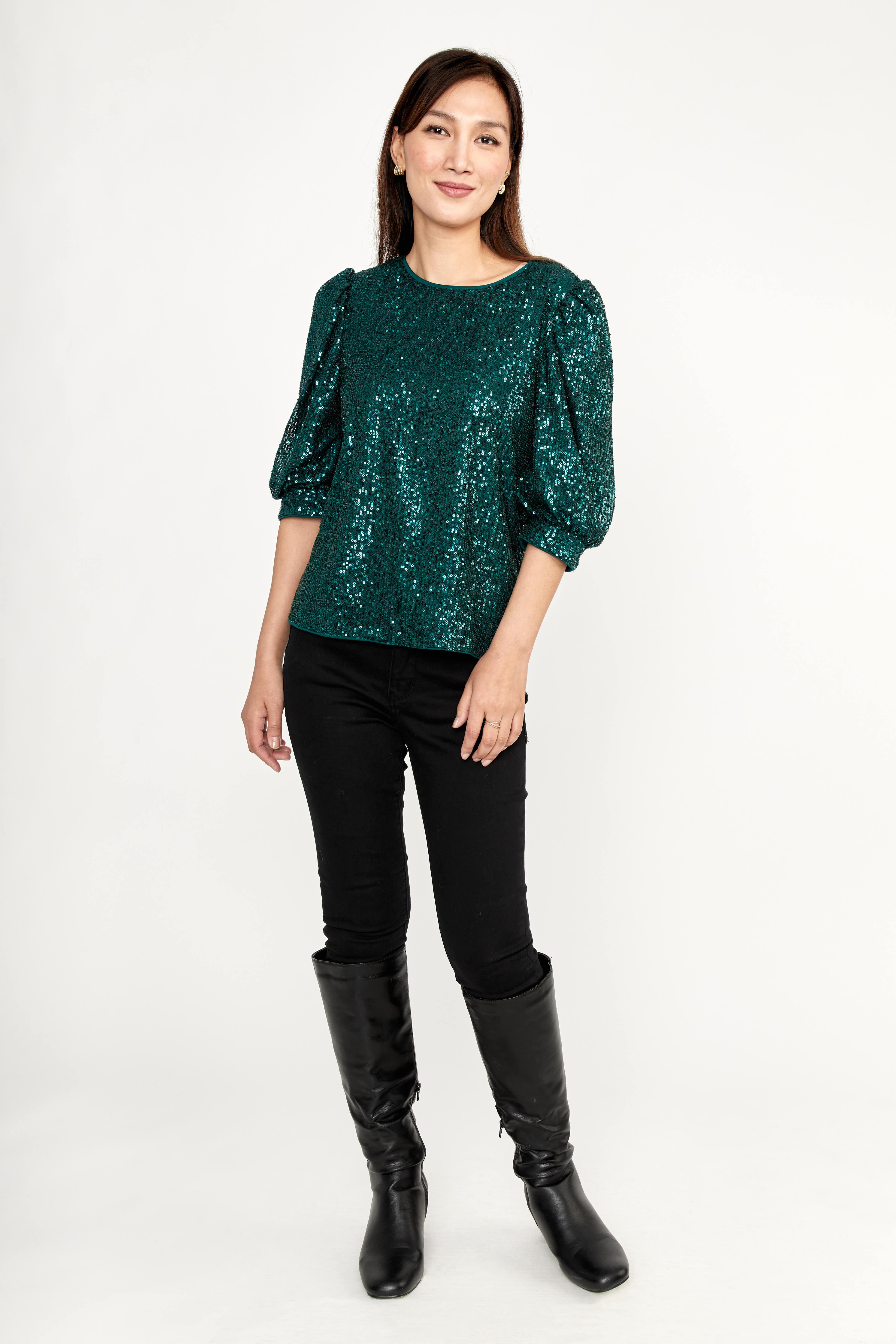 Frank Lyman Sequin Top - Image 4