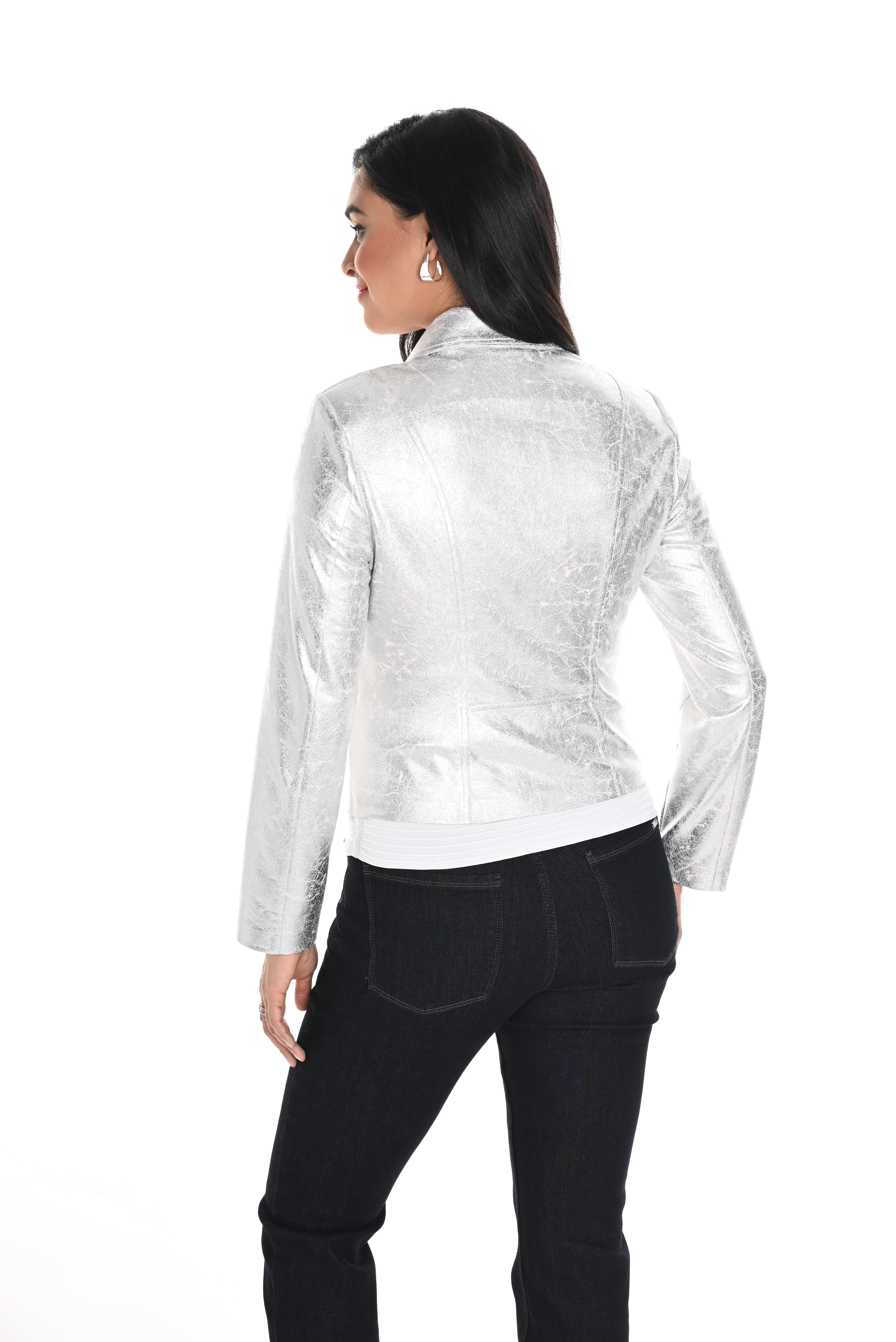 Frank Lyman Silver Jacket - Image 3