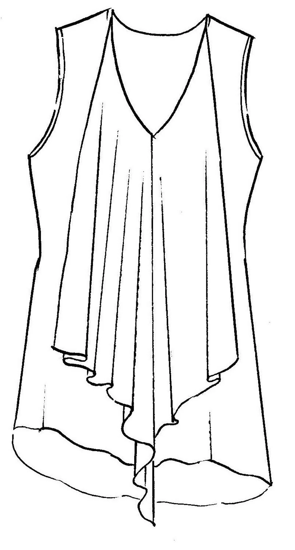 Front Frill Sleeveless Top - Image 5