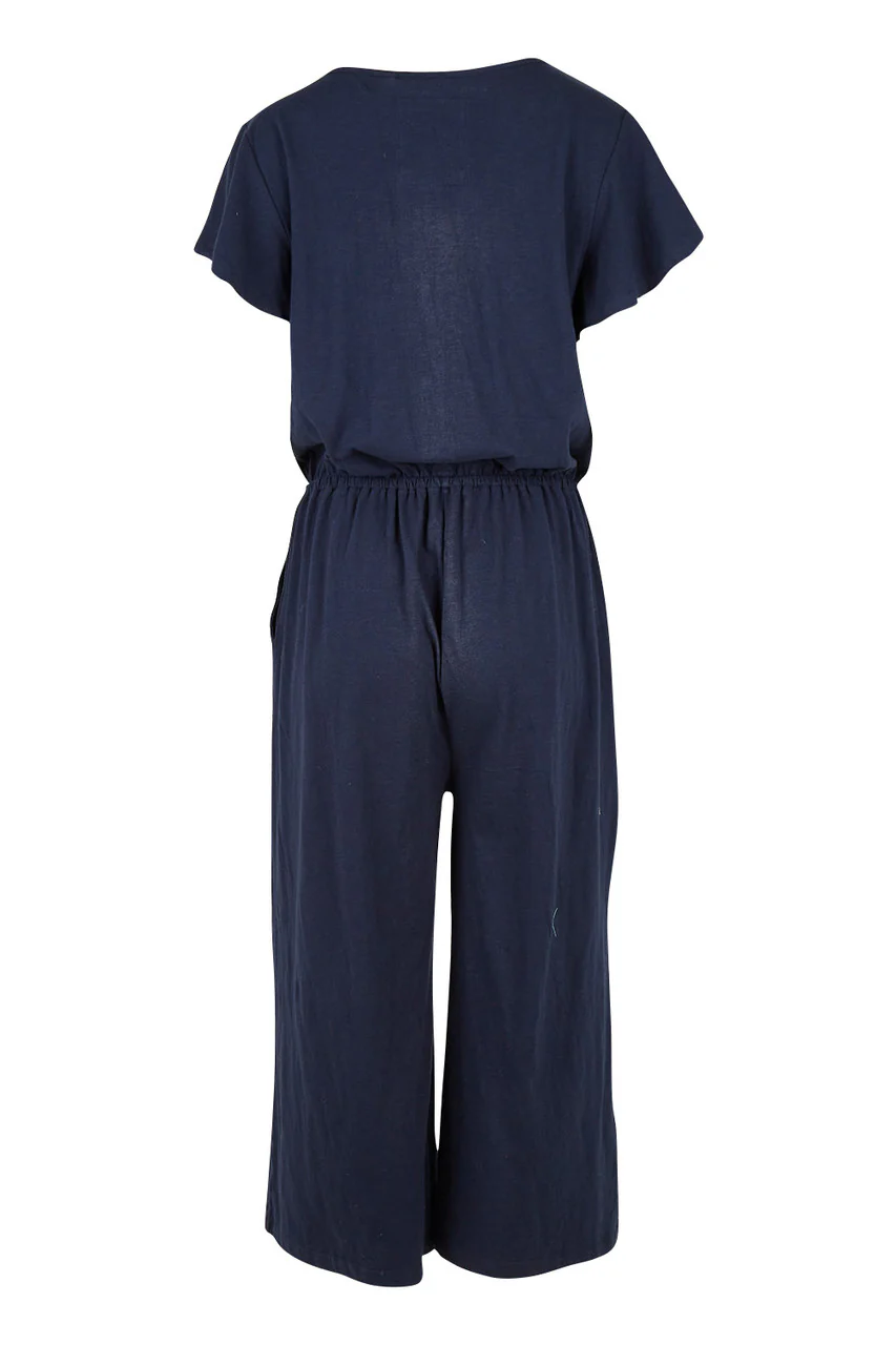 Elm Pia Jumpsuit -Navy - Image 4
