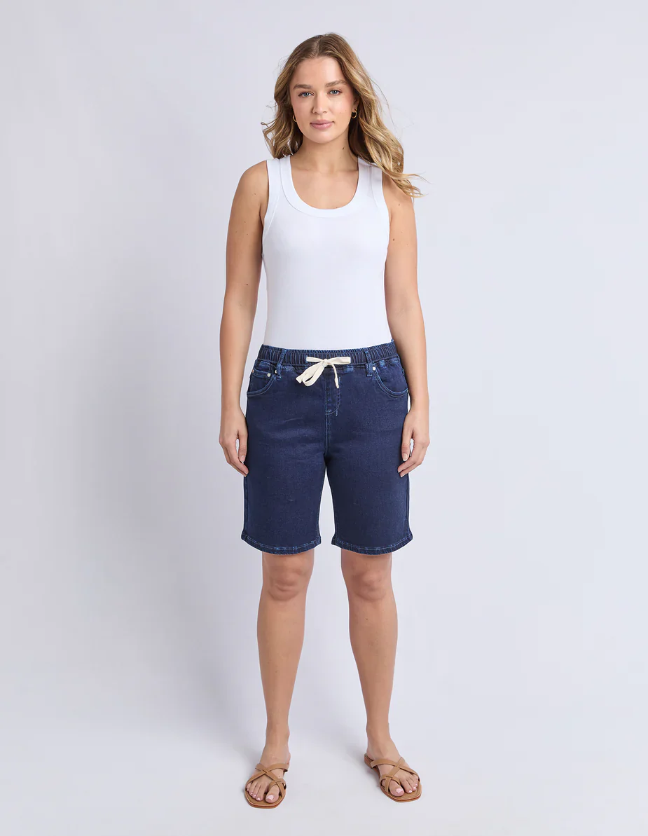 Foxwood Gabby Bermuda Short - Dark Indigo - Image 3