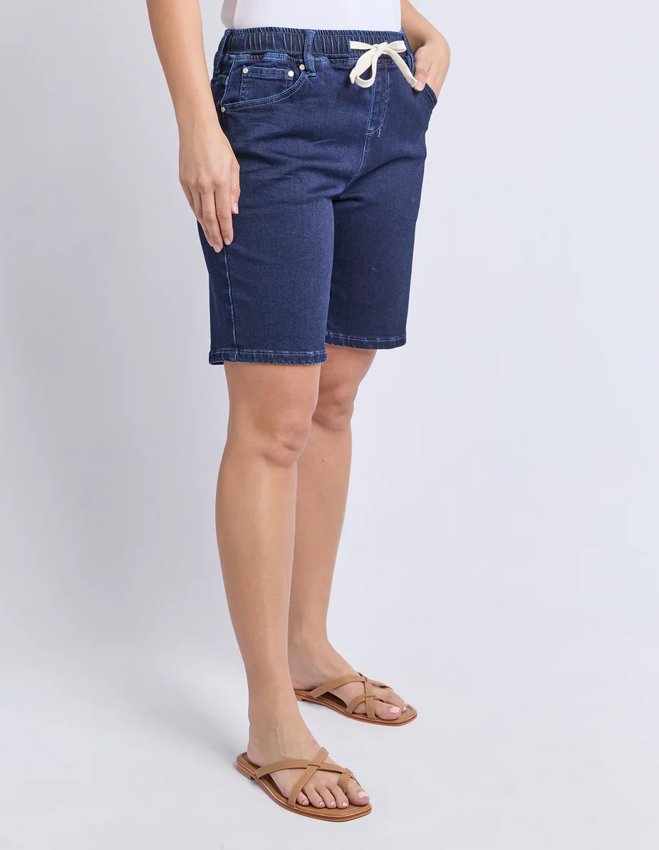 Foxwood Gabby Bermuda Short - Dark Indigo - Image 4