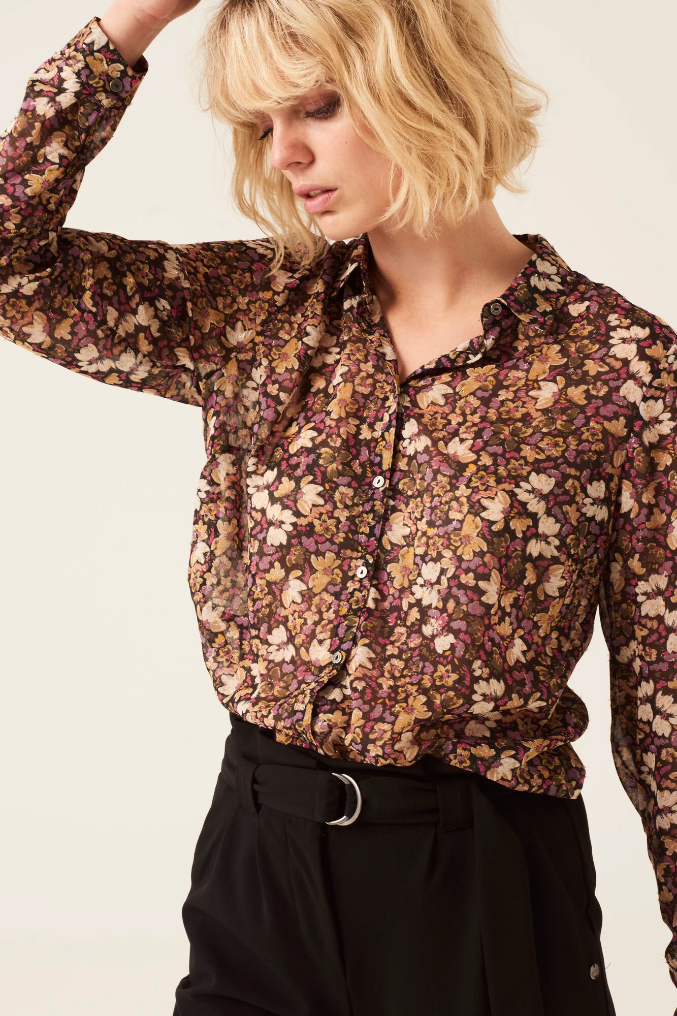 Garcia Ladies Shirt Hot Pink