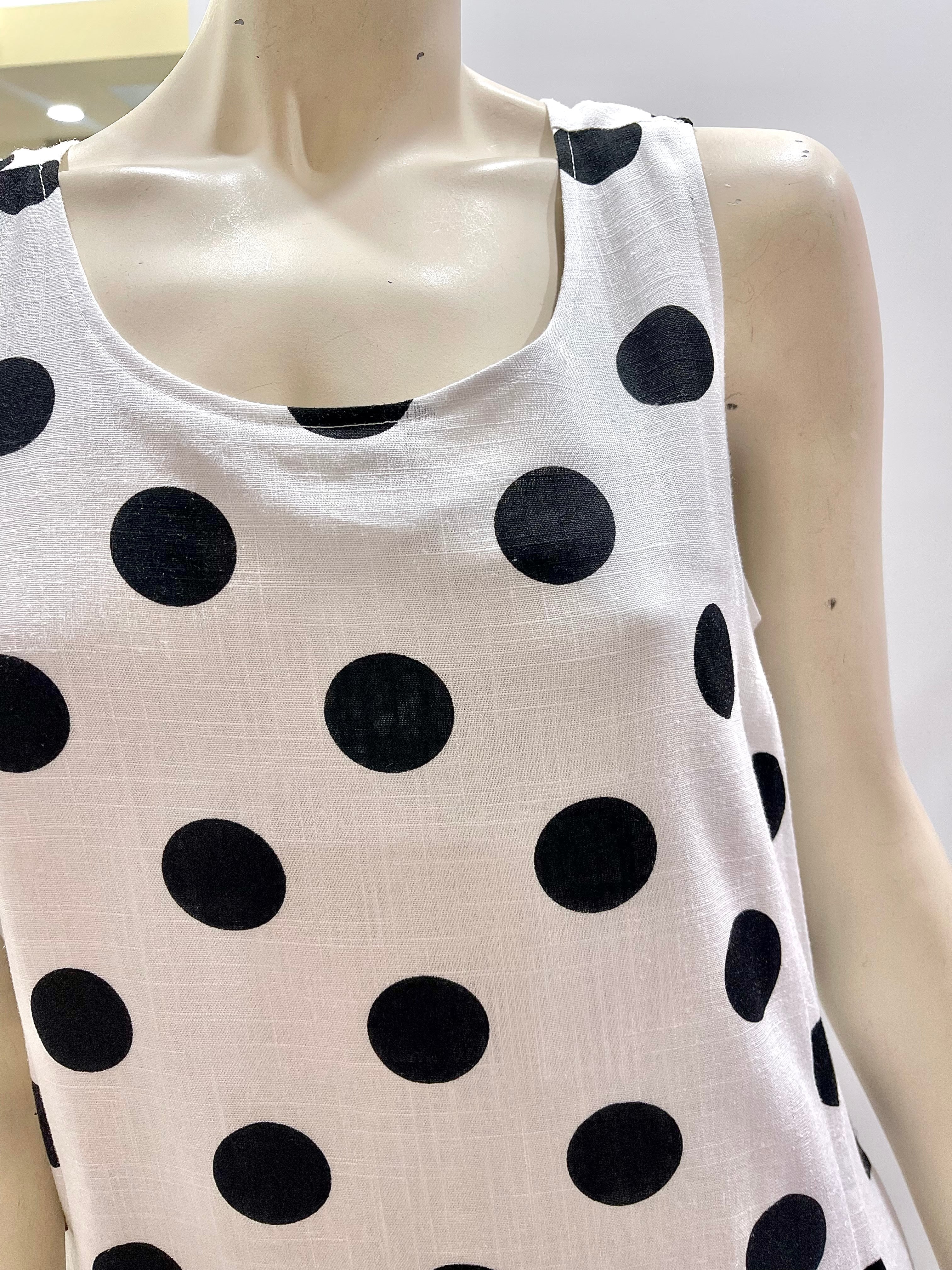 Georgia Dress - White Spot - Image 4