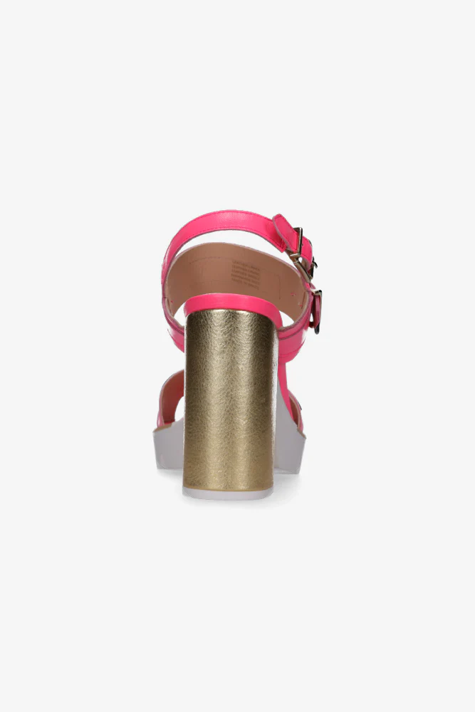 Heidi Heel Hot Pink / Gold - Image 4